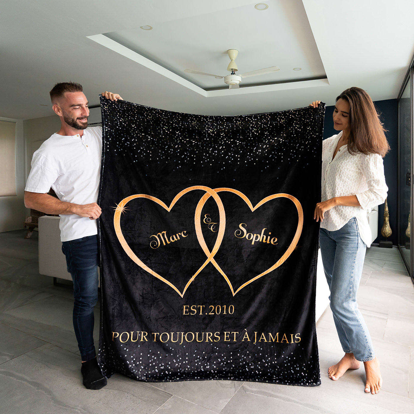 Personalized blanket - You &amp; Me