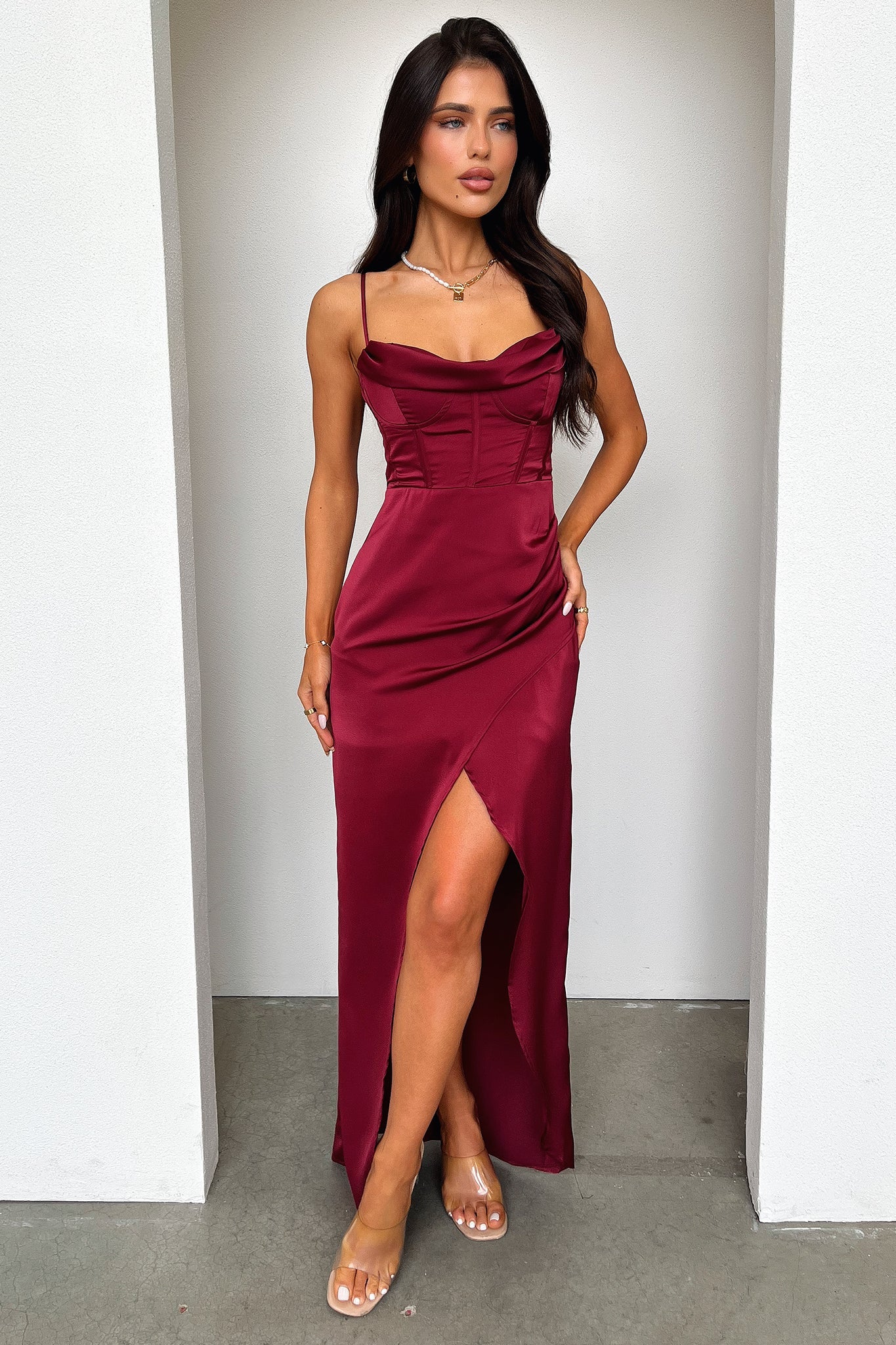 Robe Aiana - Bordeaux