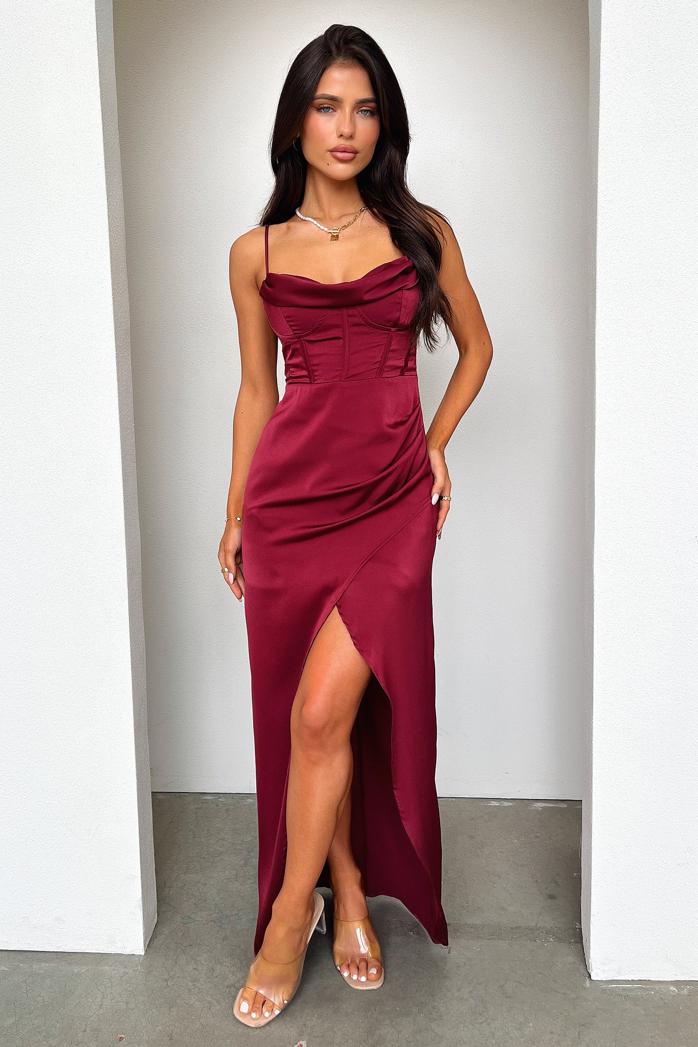 Robe Aiana - Bordeaux