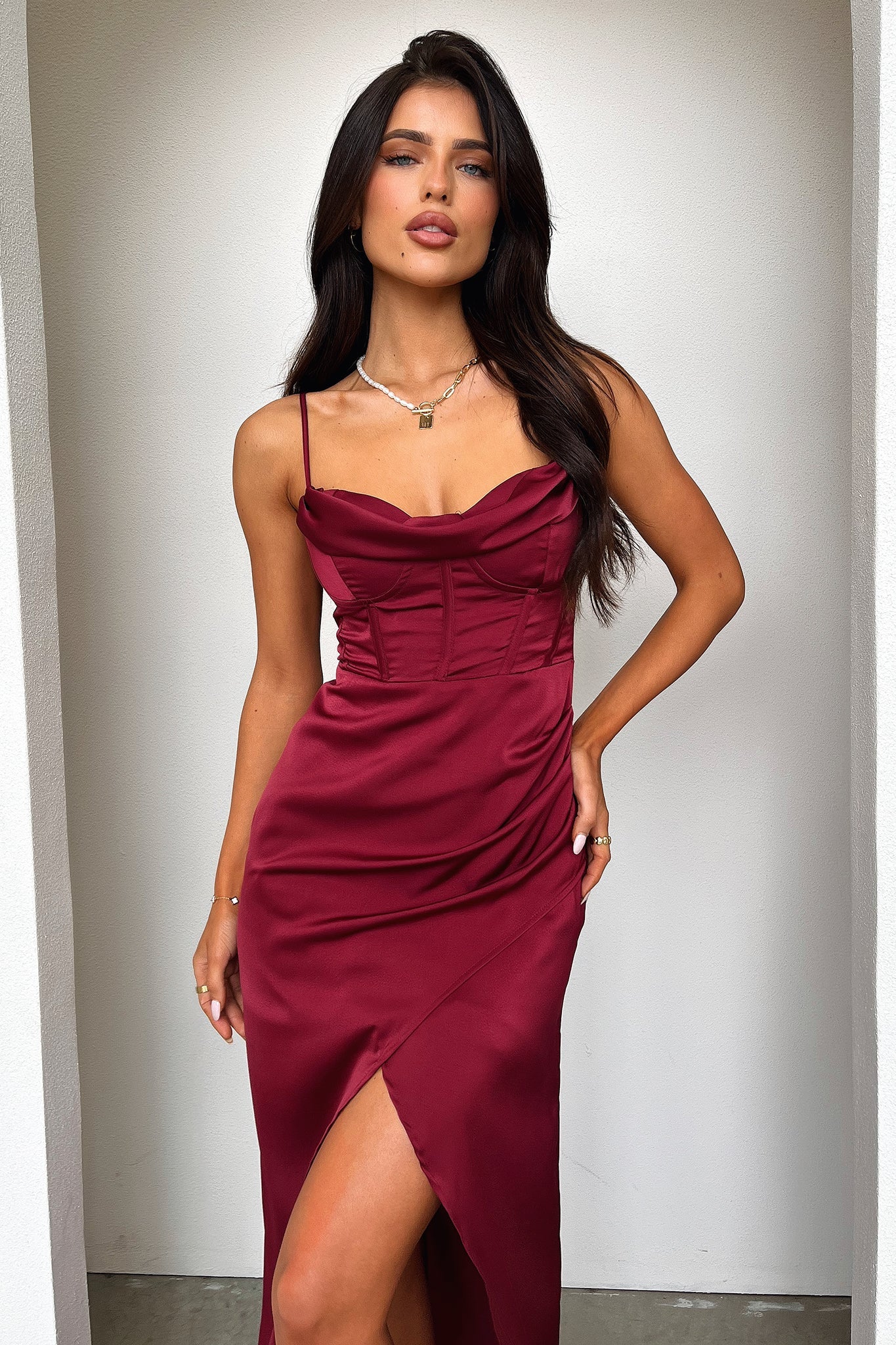 Robe Aiana - Bordeaux