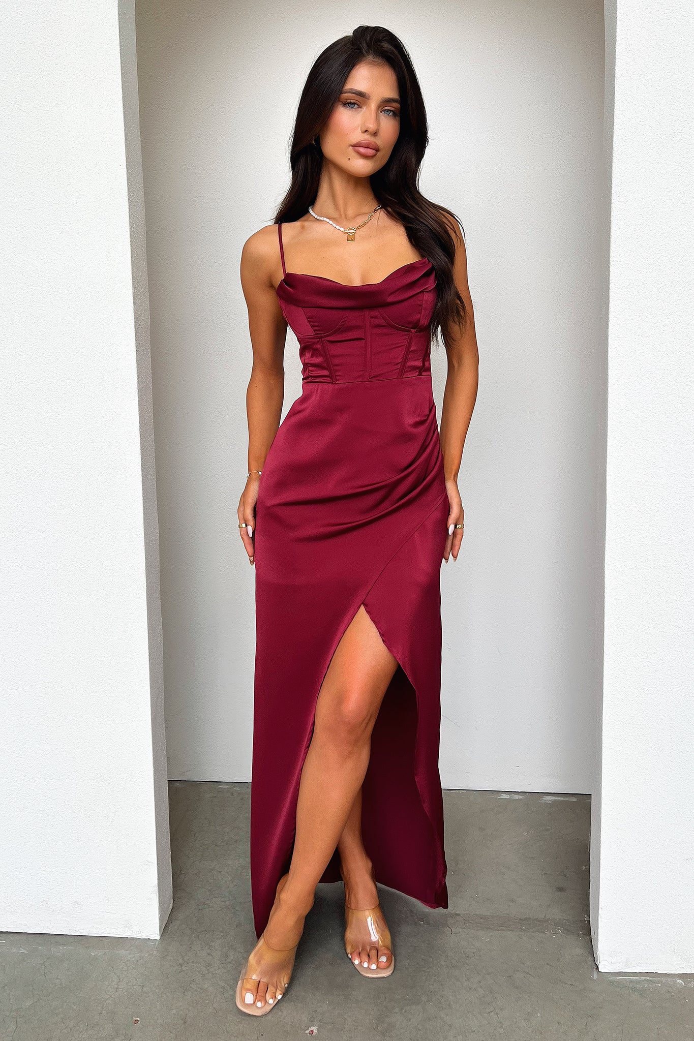 Robe Aiana - Bordeaux