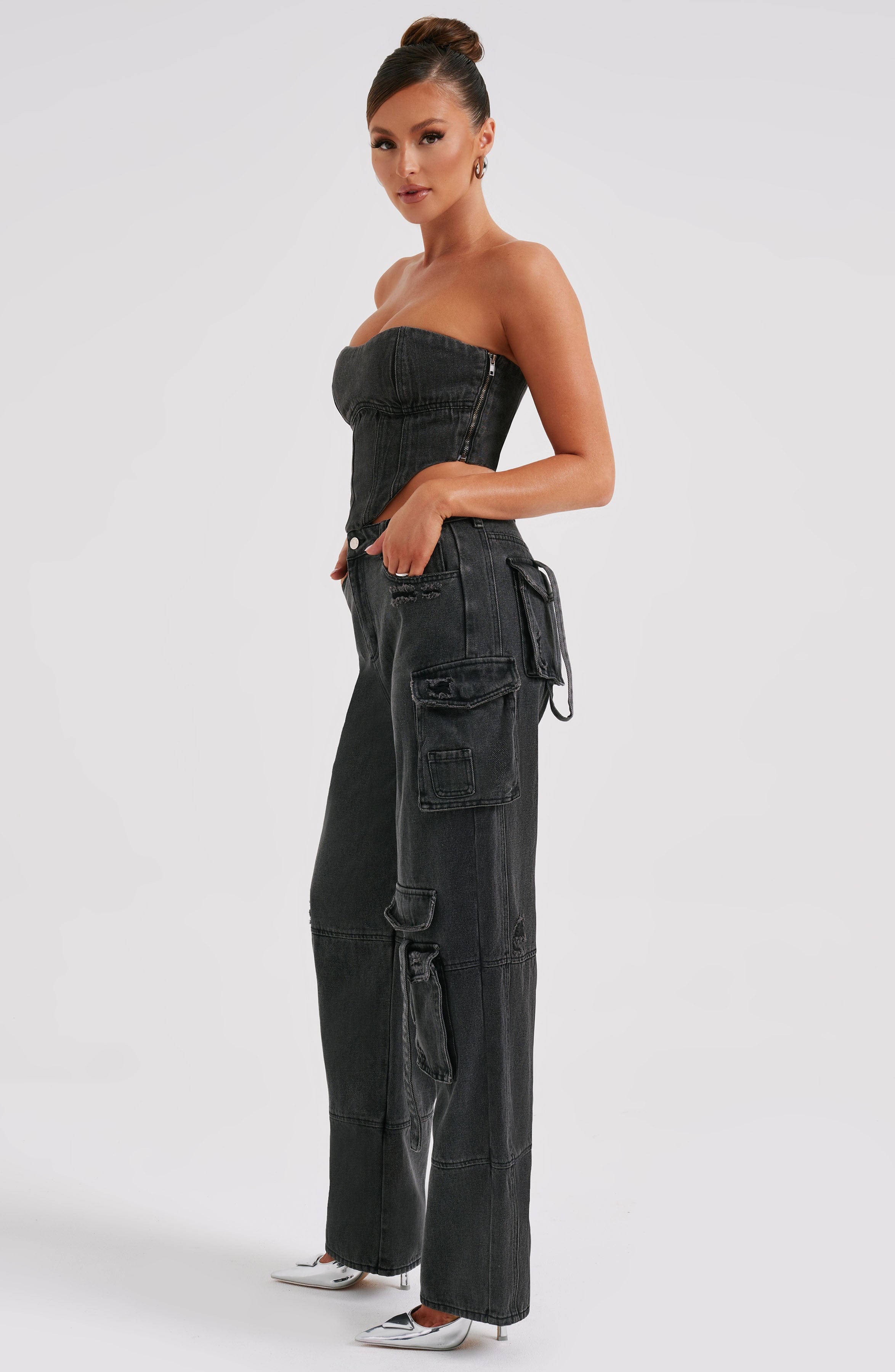 Brooklyn Cargo Pants - Black