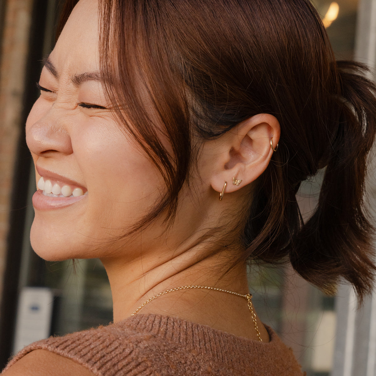 Butterfly earrings