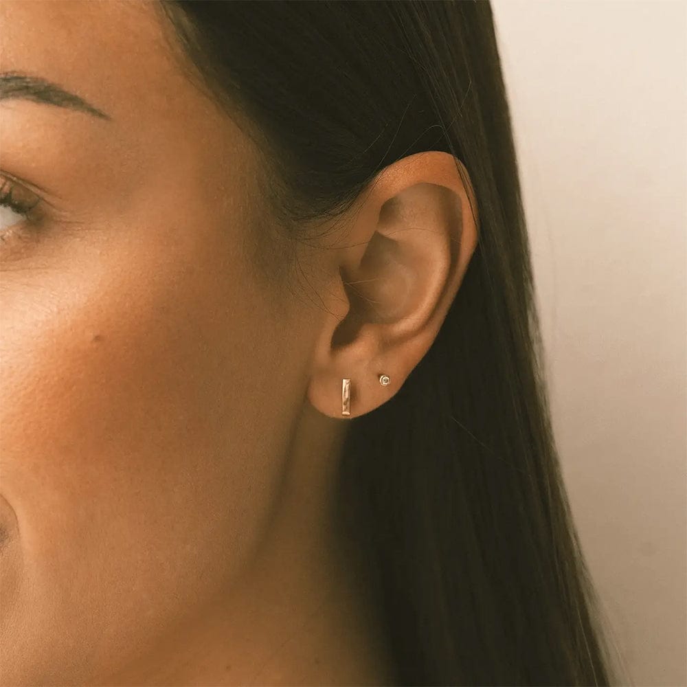 Curved Stud Earrings | Final Sale