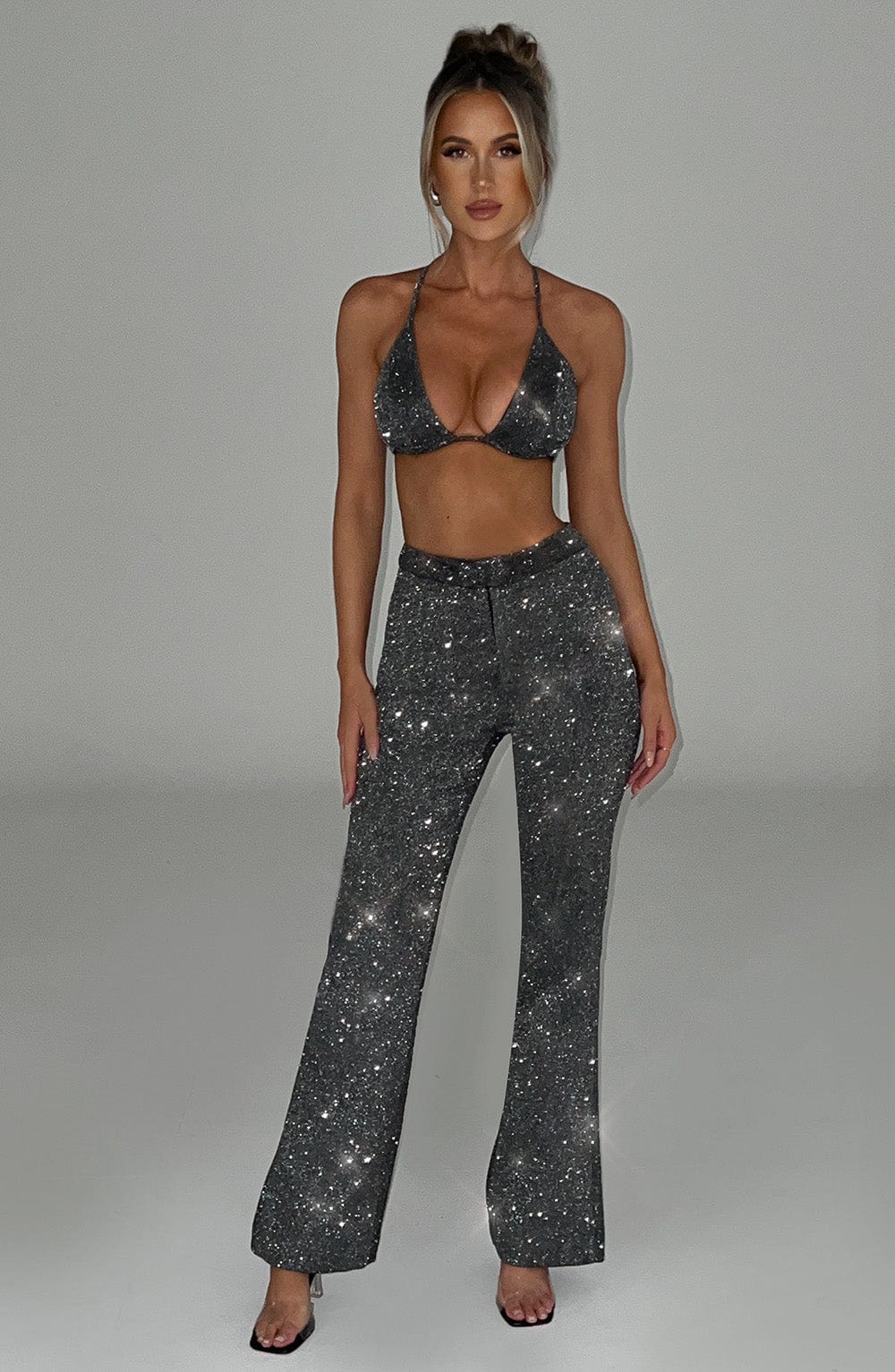 Glacia Pant - Grey Sparkle