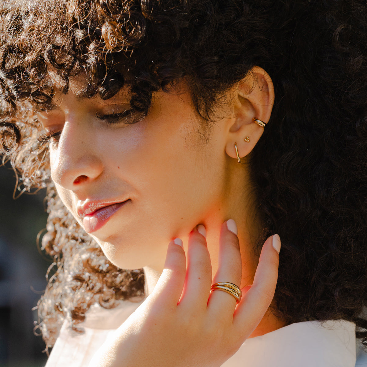 Shiny ear cuff - Unique