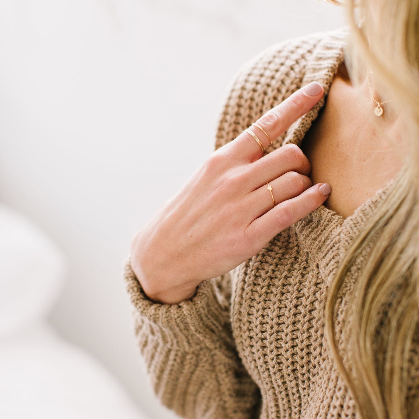 Heart stackable ring