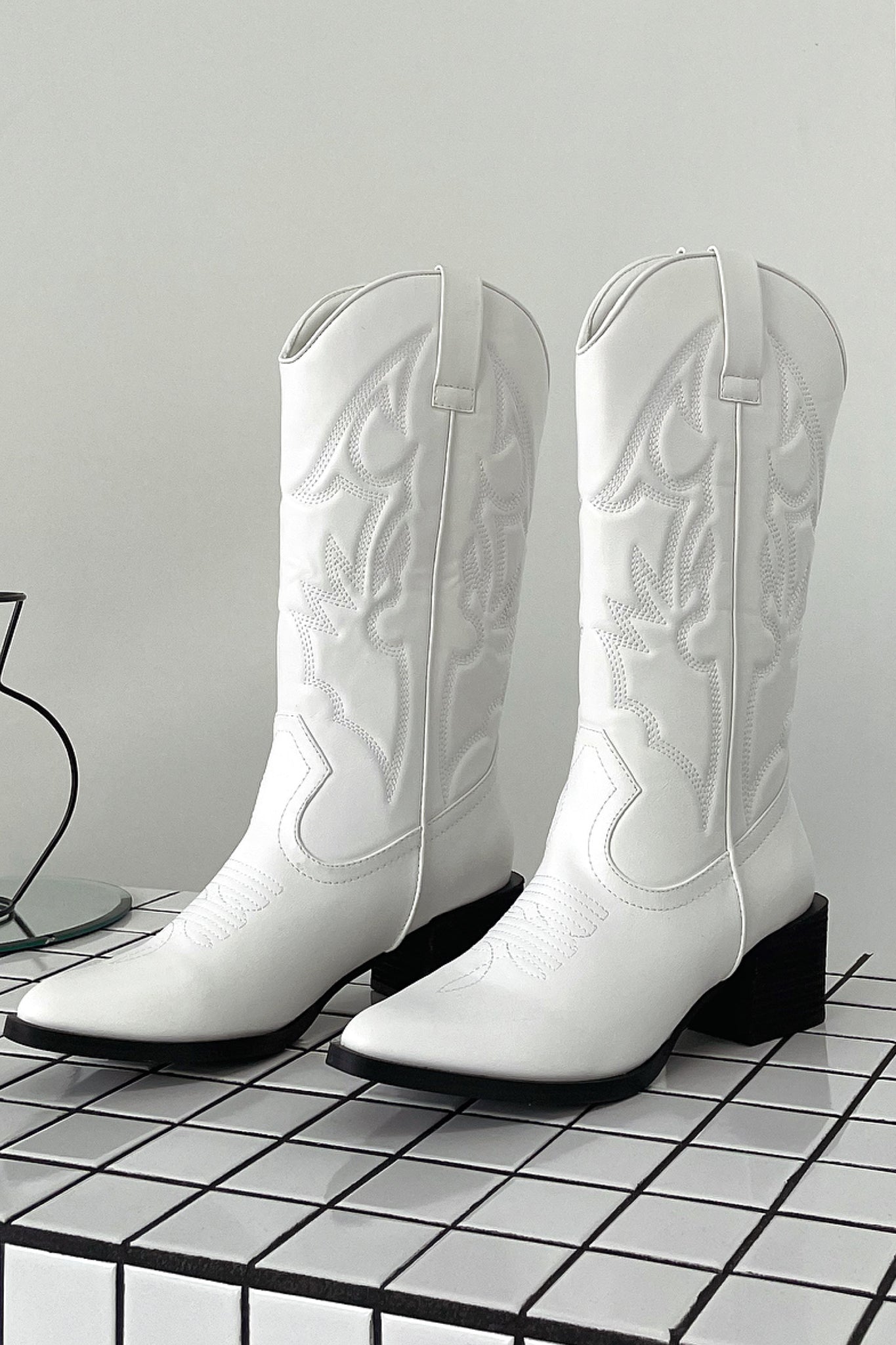 Bottes Cowboy Jagger - Blanc