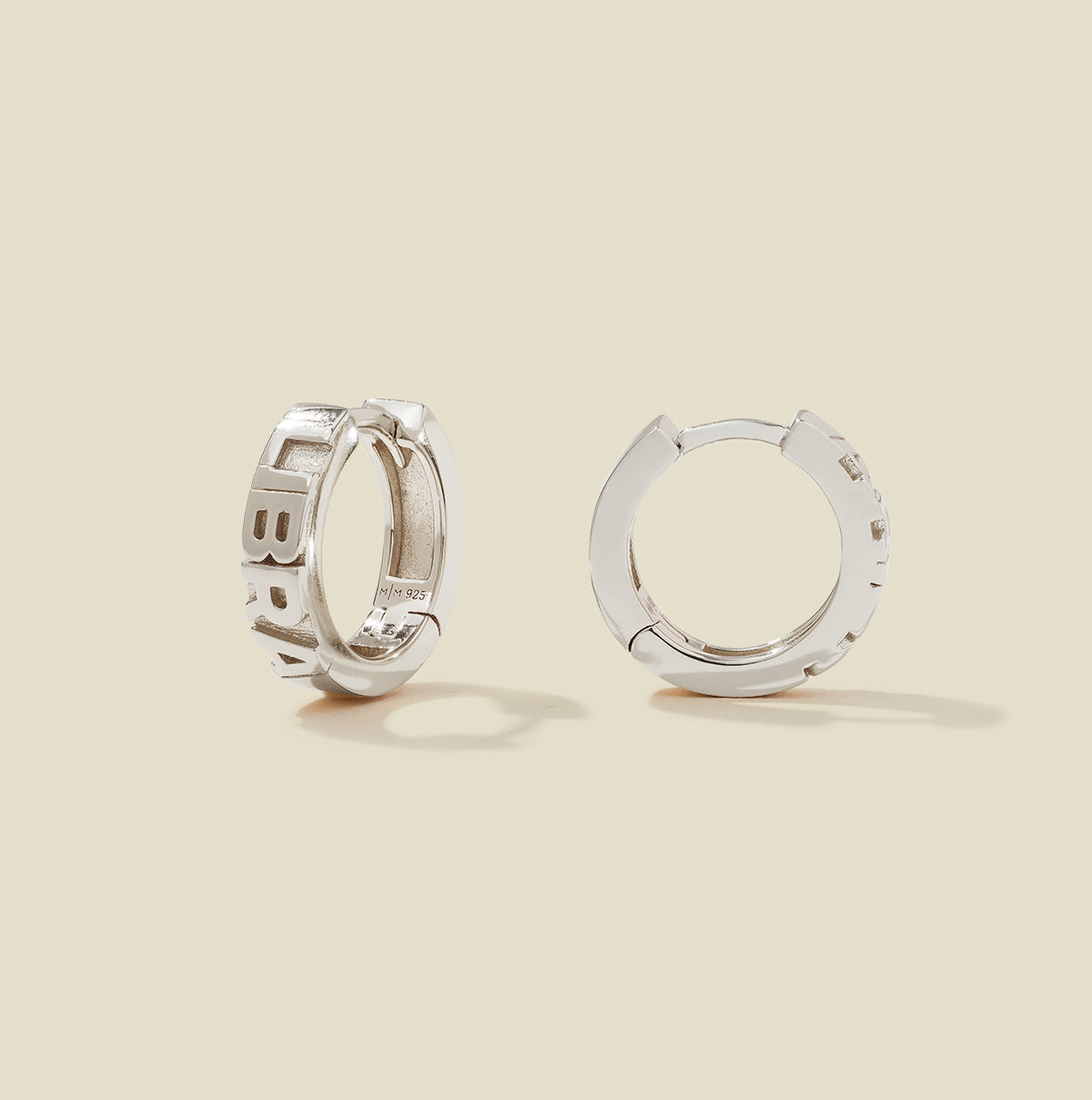 Balance Huggie Hoop Earrings