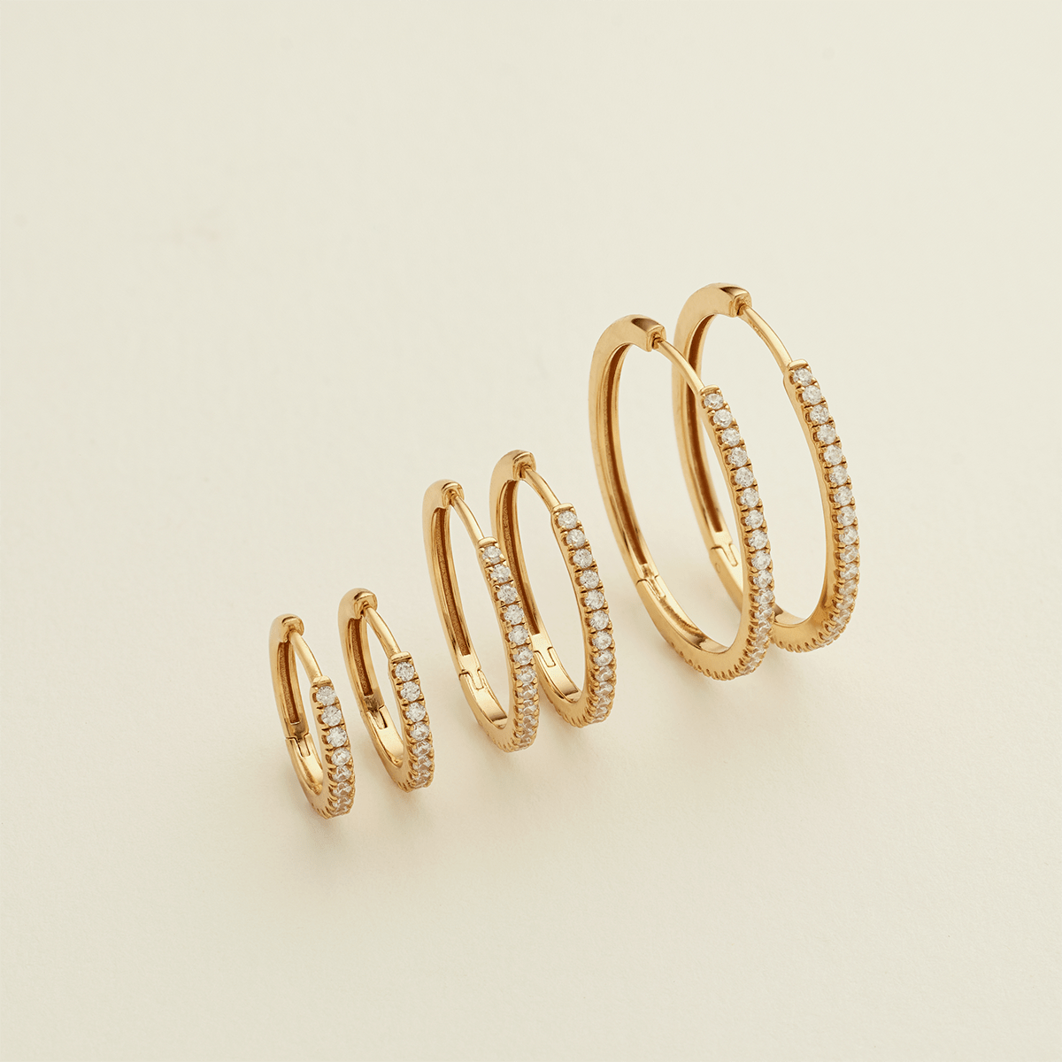 Luxury hoop earrings