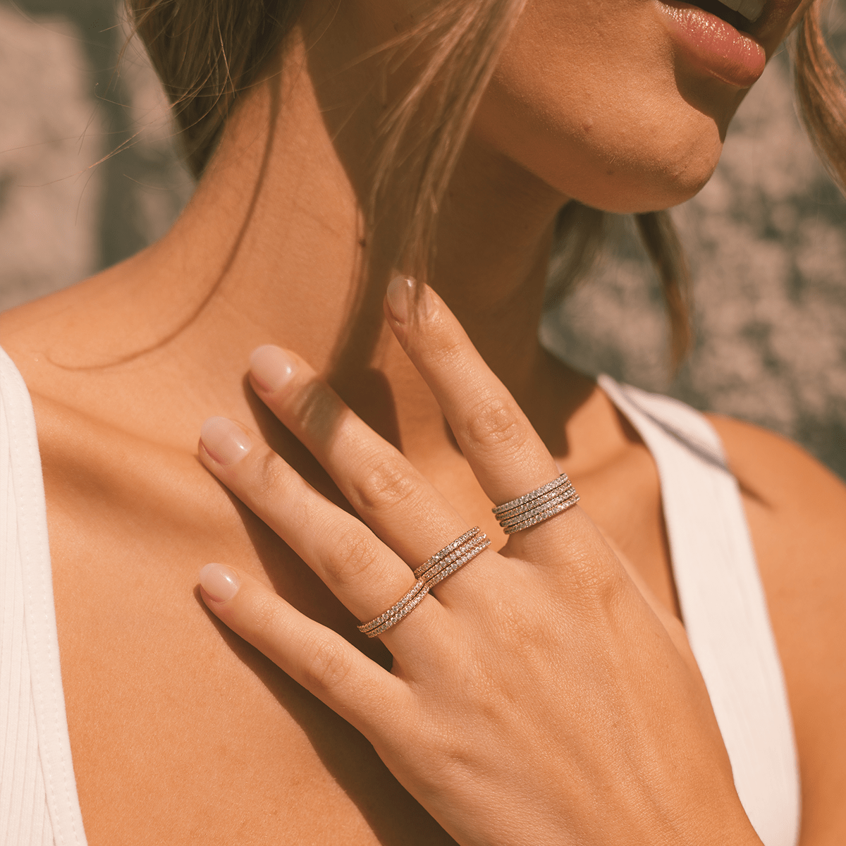 Luxury Stackable Band Ring | Final Sale