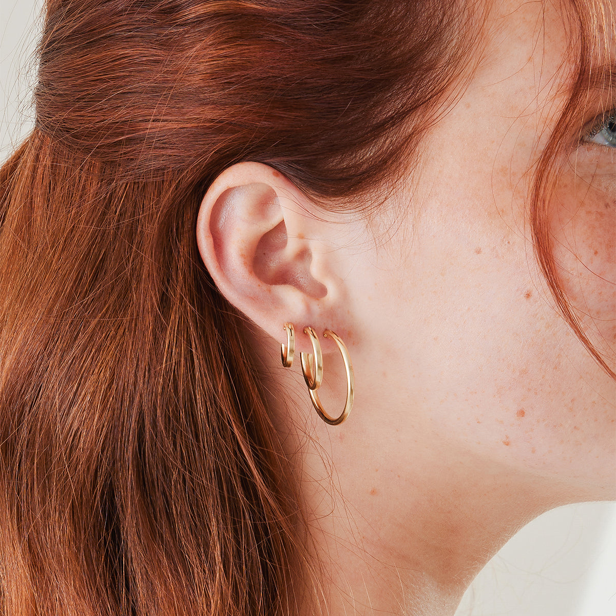 Maude hoop earrings