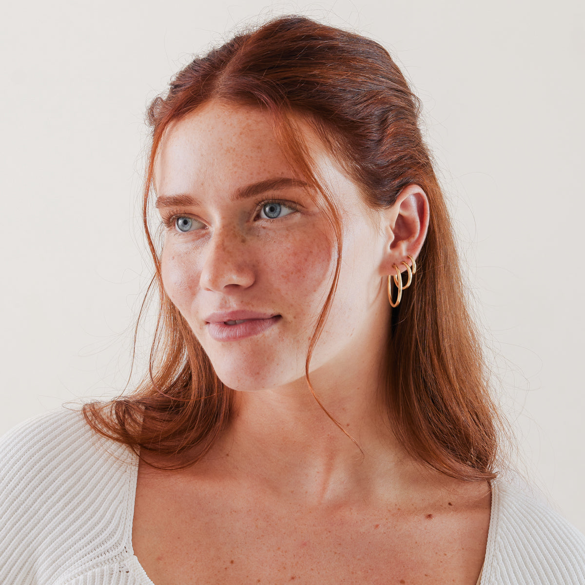 Maude hoop earrings