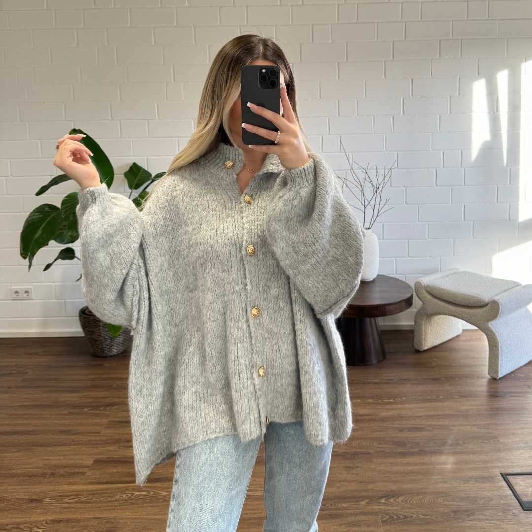 Cardigan oversize "CozyGlam"