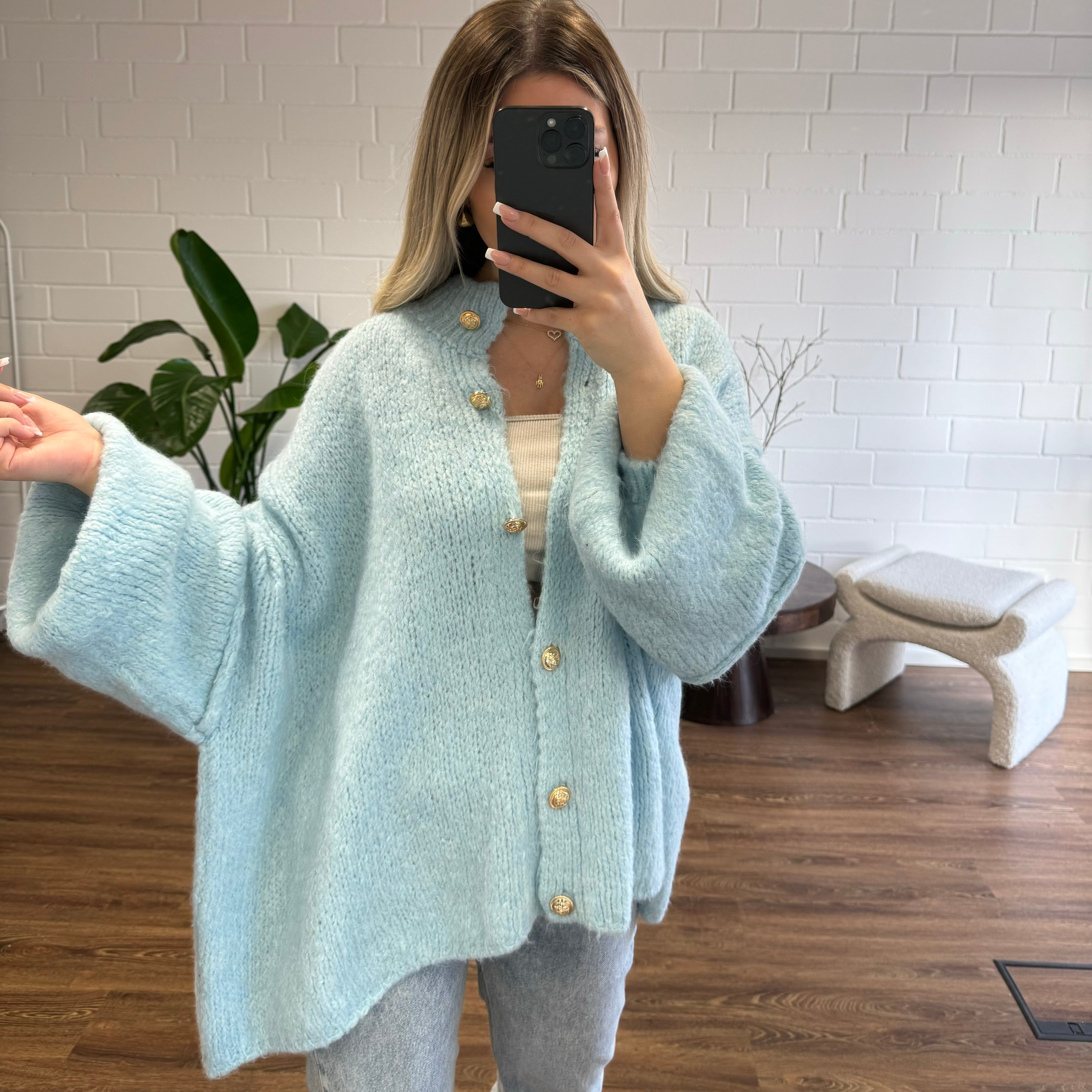 Cardigan oversize "CozyGlam"