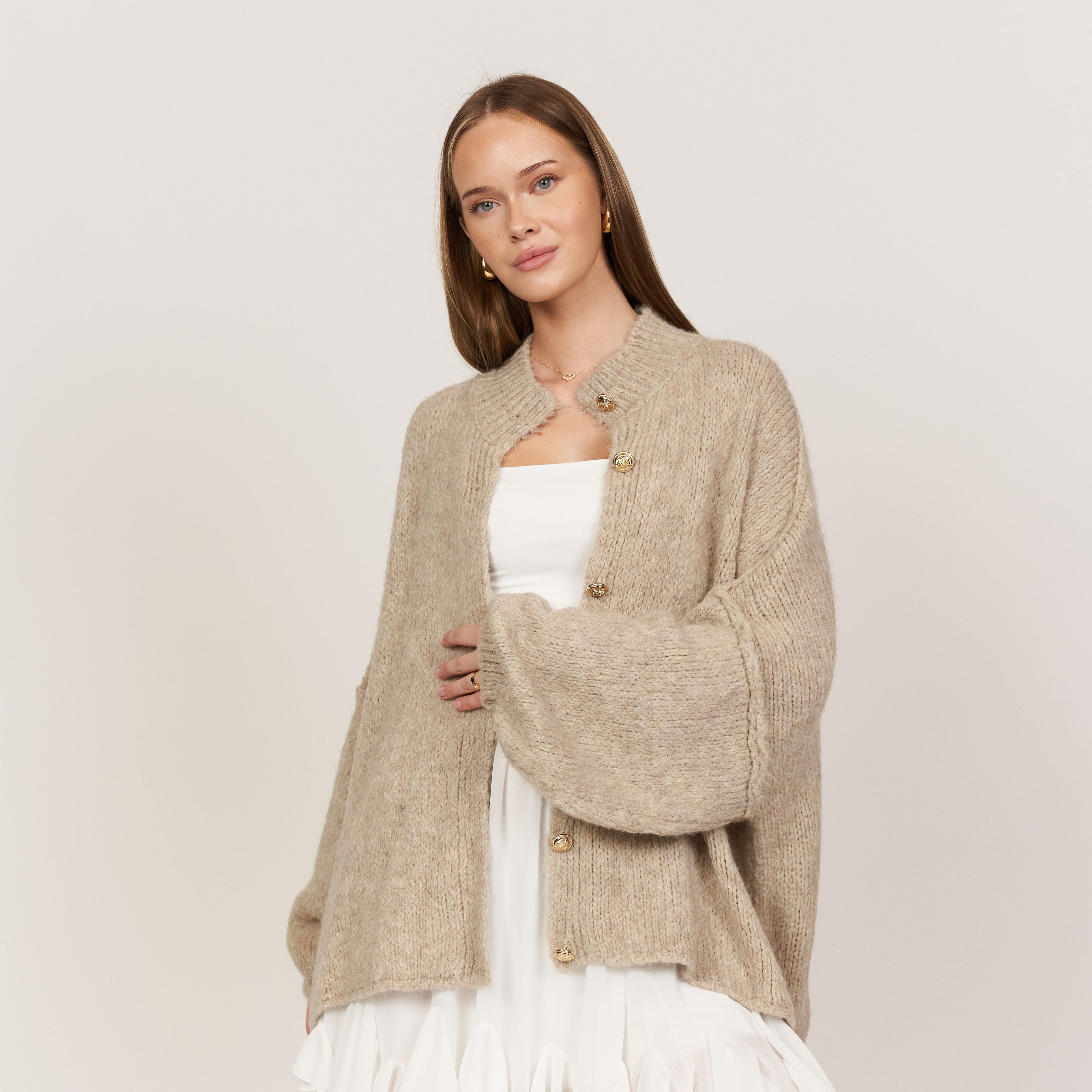 Cardigan oversize "CozyGlam"