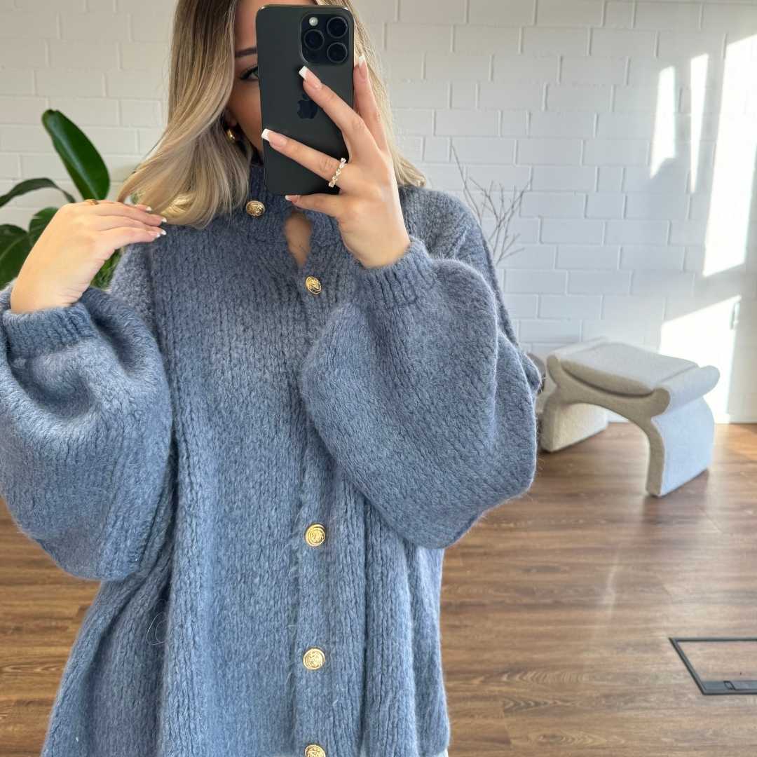 Cardigan oversize "CozyGlam"