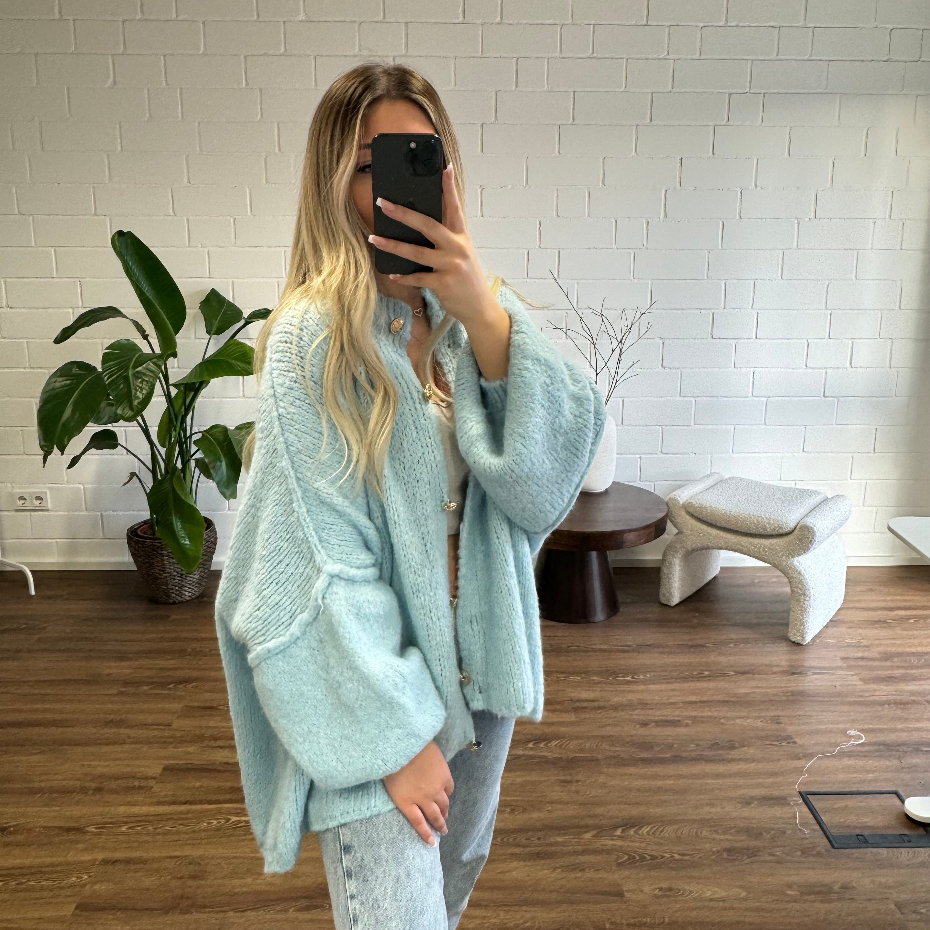 Cardigan oversize "CozyGlam"