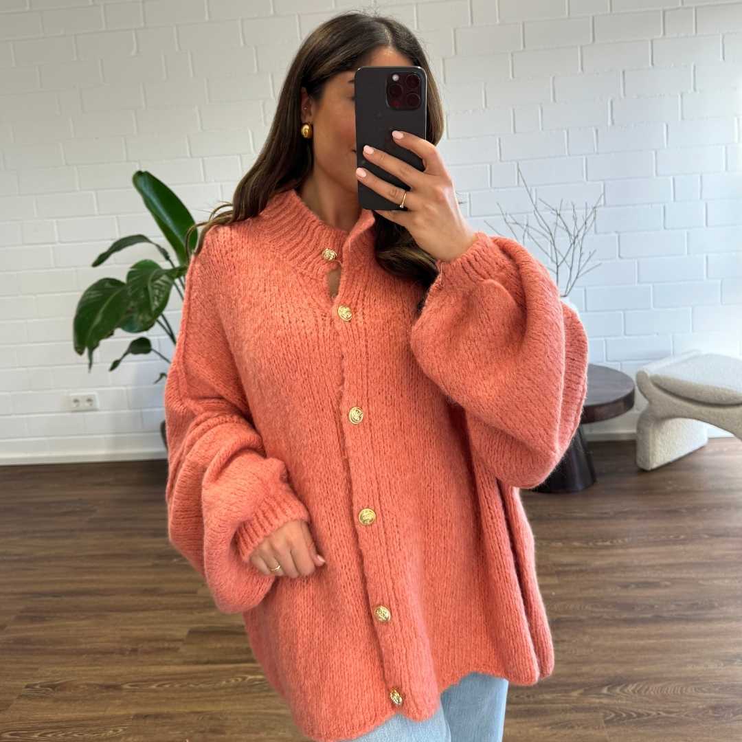 Cardigan oversize "CozyGlam"