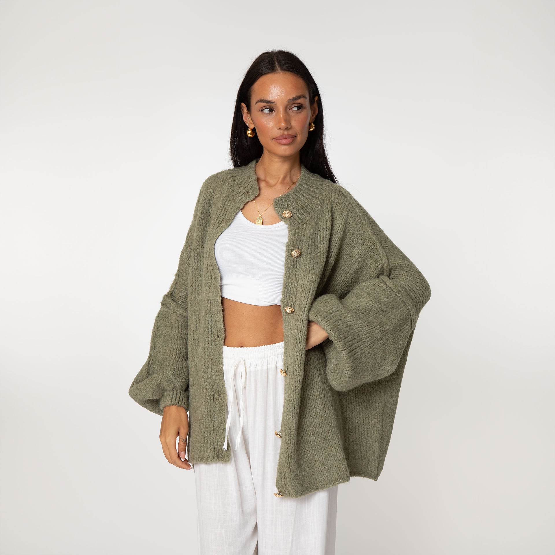 Cardigan oversize "CozyGlam"