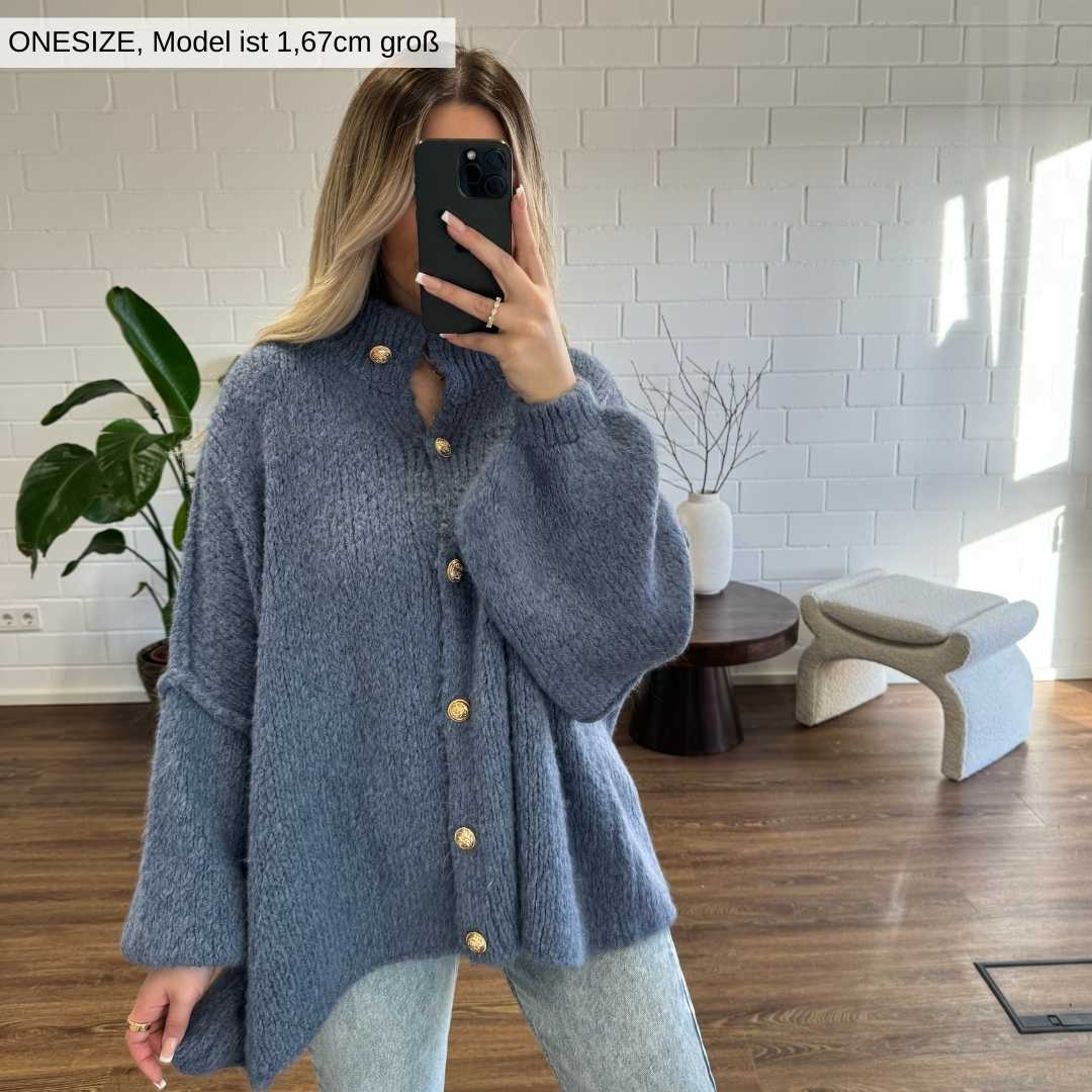 Cardigan oversize "CozyGlam"