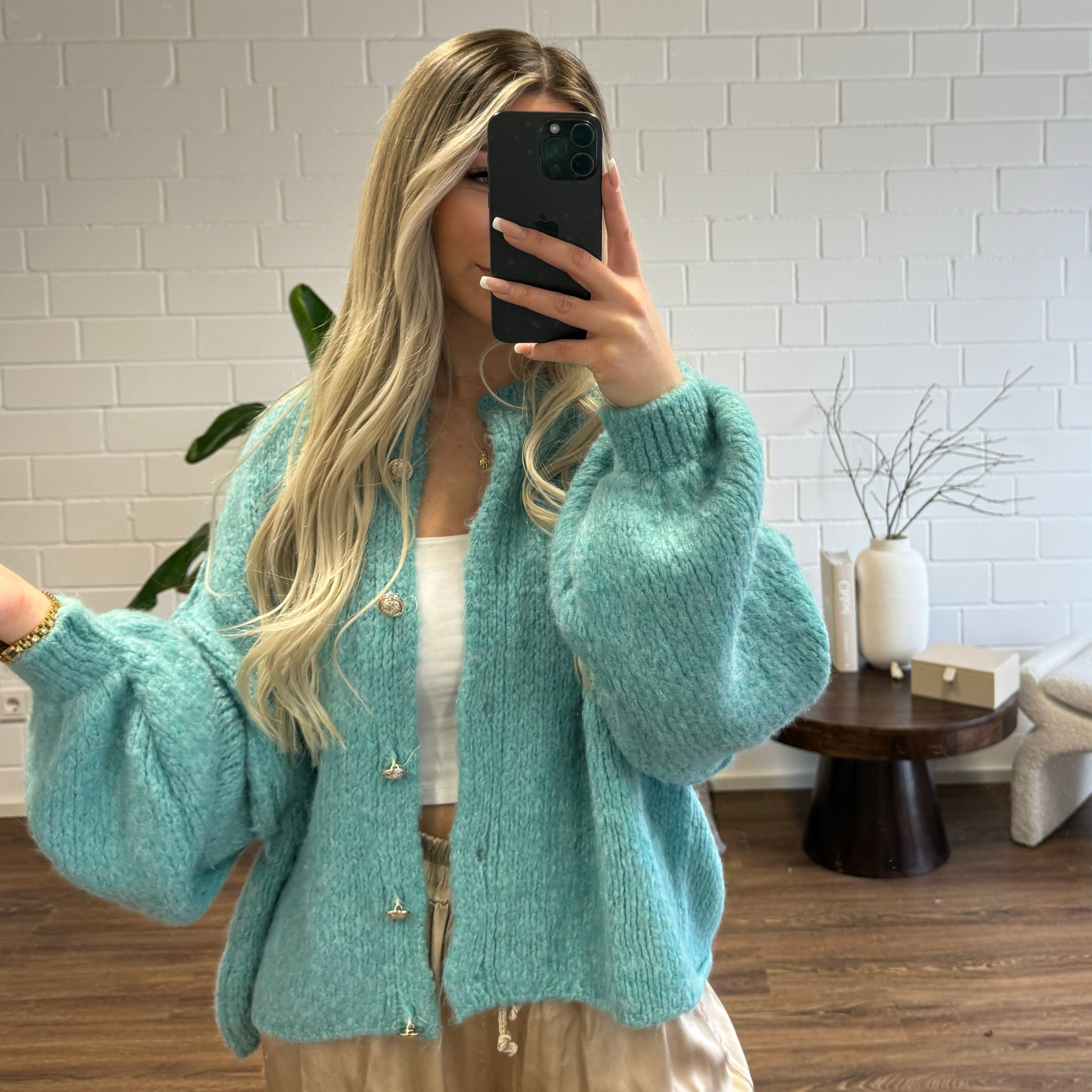 Cardigan court oversize "CozyGlam"