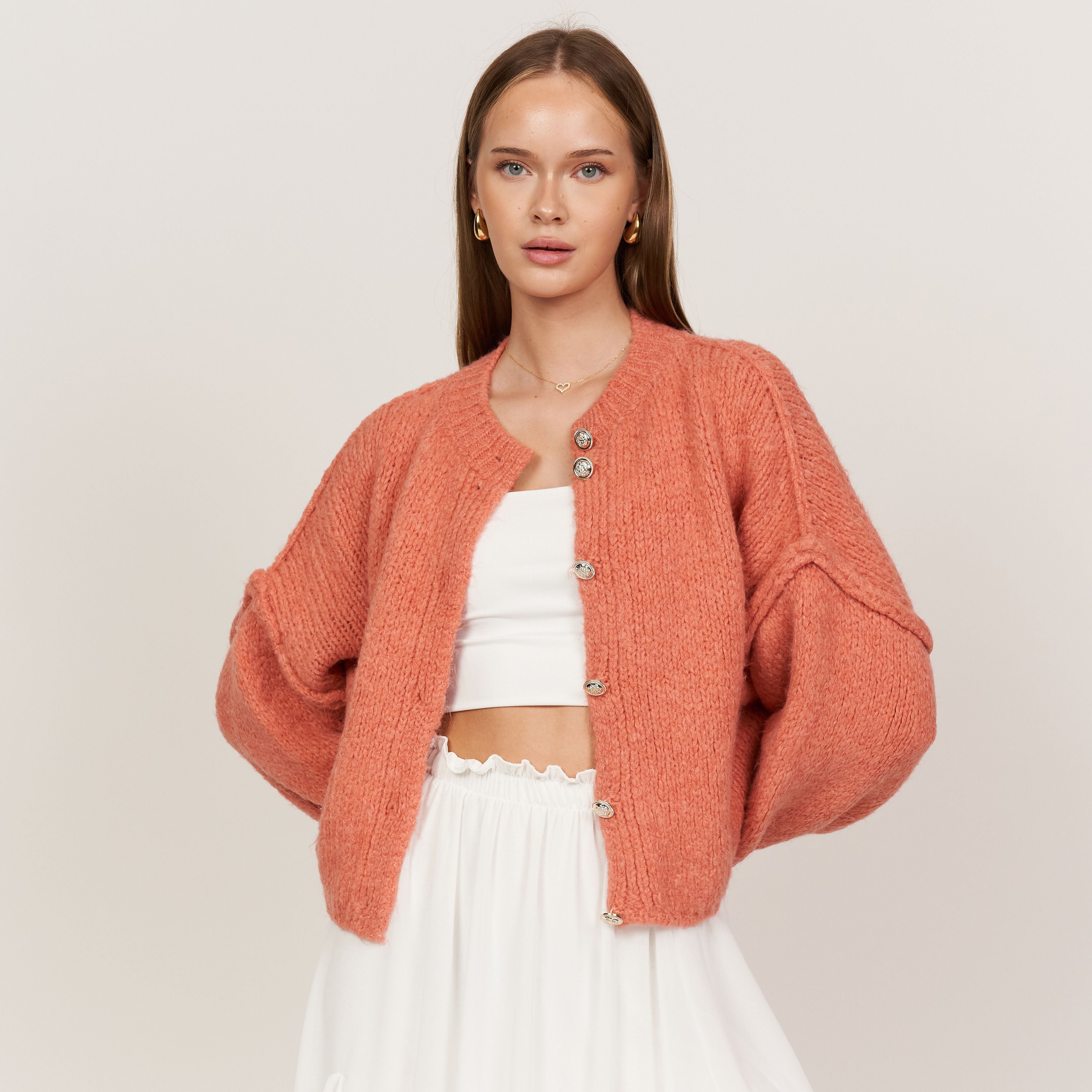 Cardigan court oversize "CozyGlam"