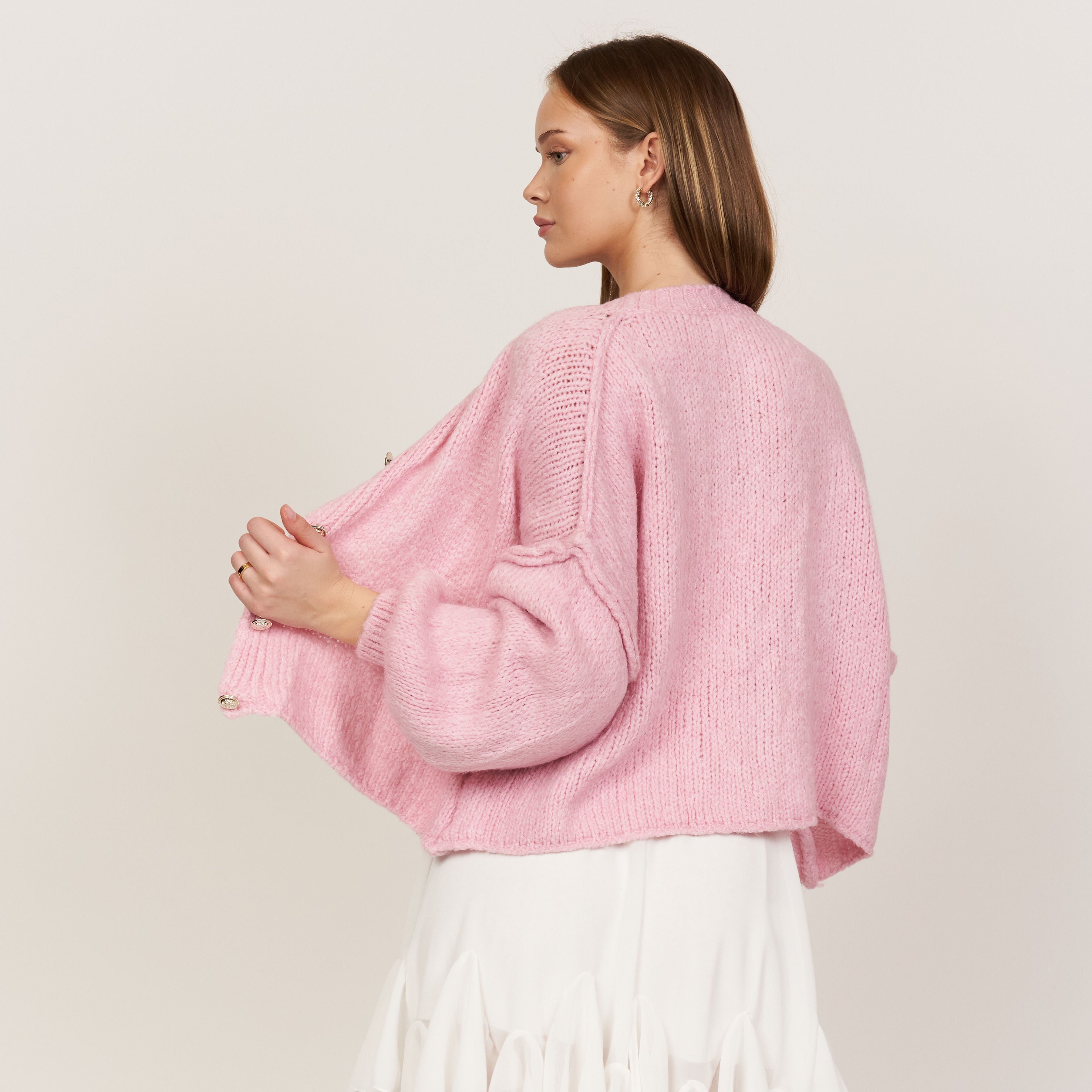 Cardigan court oversize "CozyGlam"