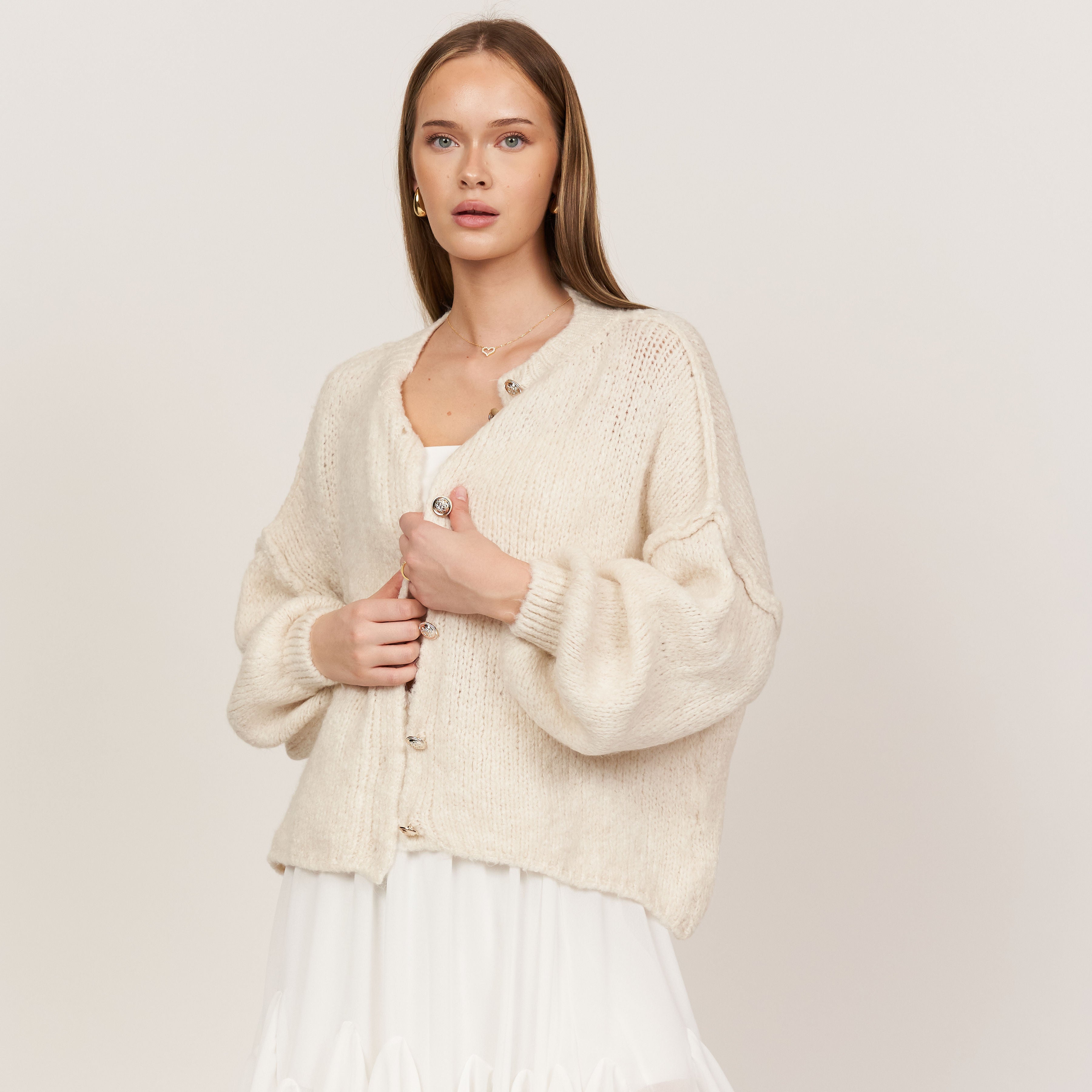 Cardigan court oversize "CozyGlam"