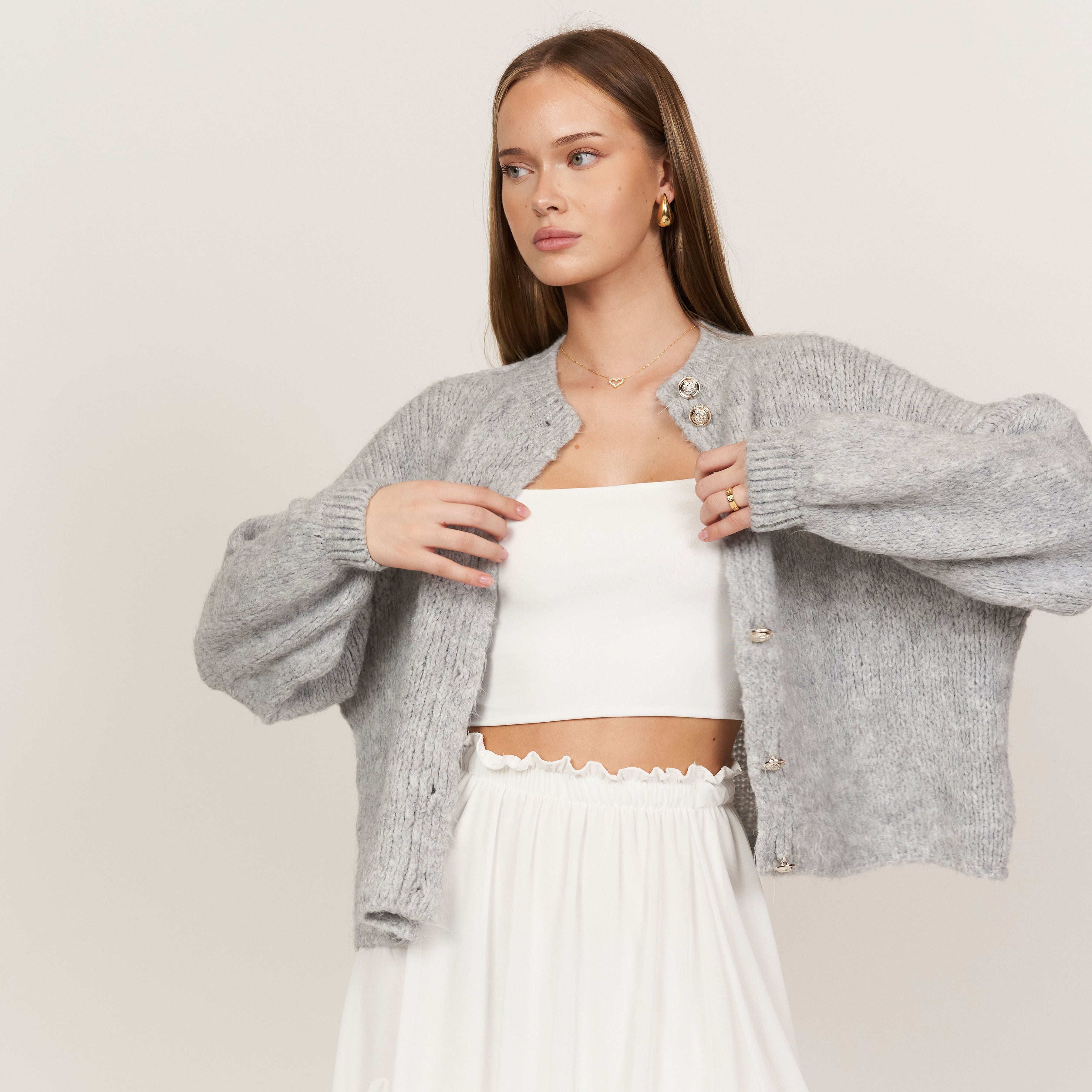 Cardigan court oversize "CozyGlam"