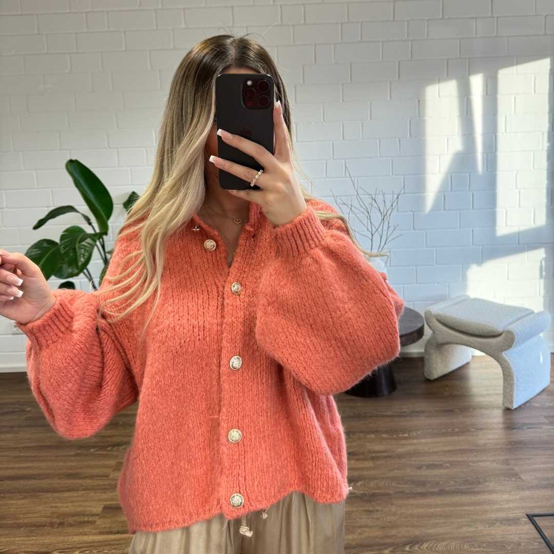 Cardigan court oversize "CozyGlam"