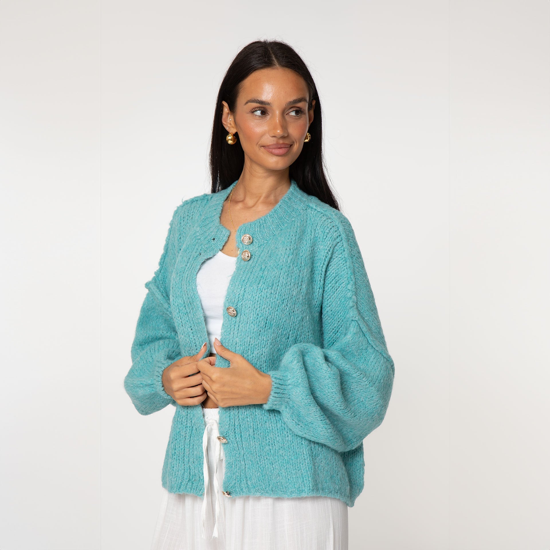 Cardigan court oversize "CozyGlam"