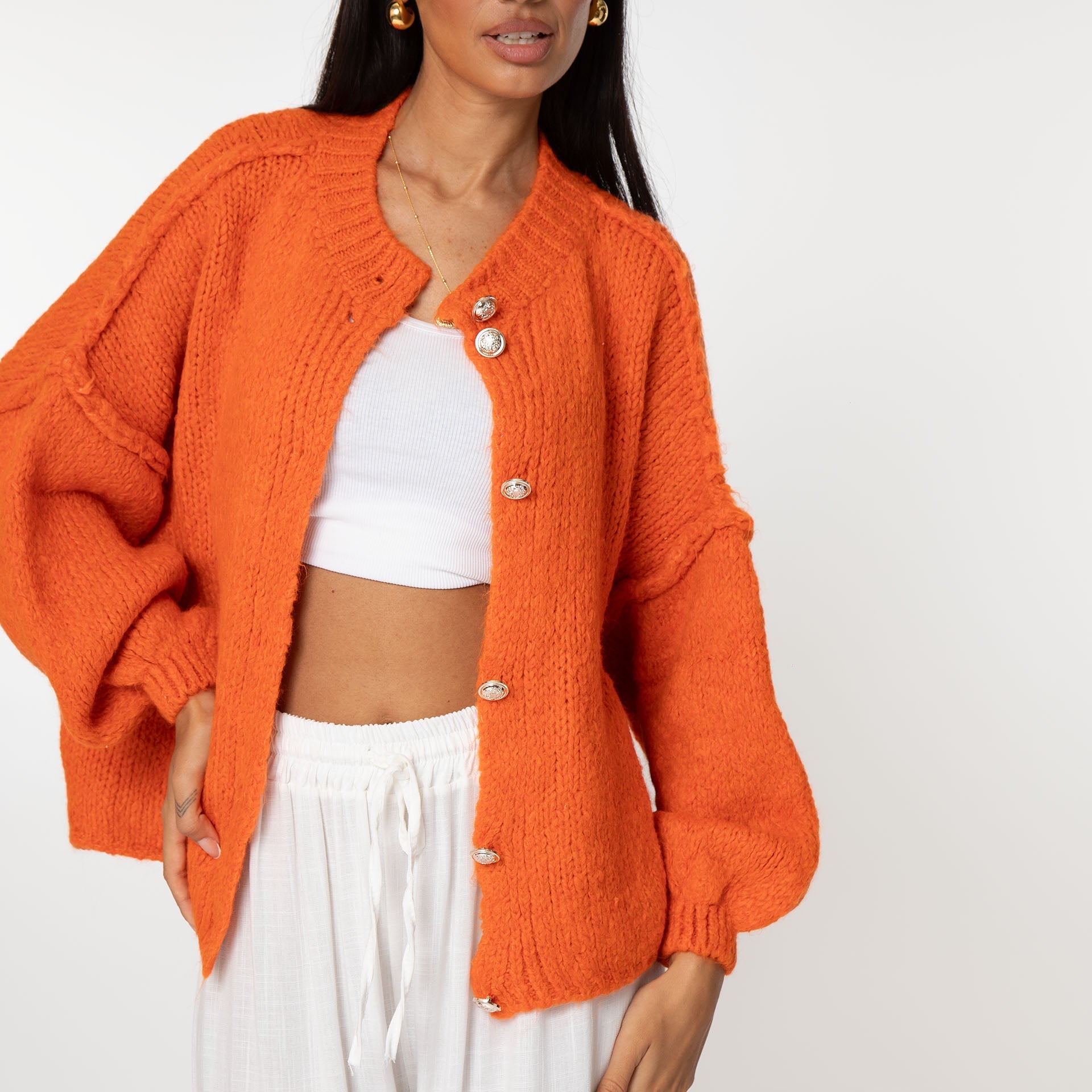 Cardigan court oversize "CozyGlam"