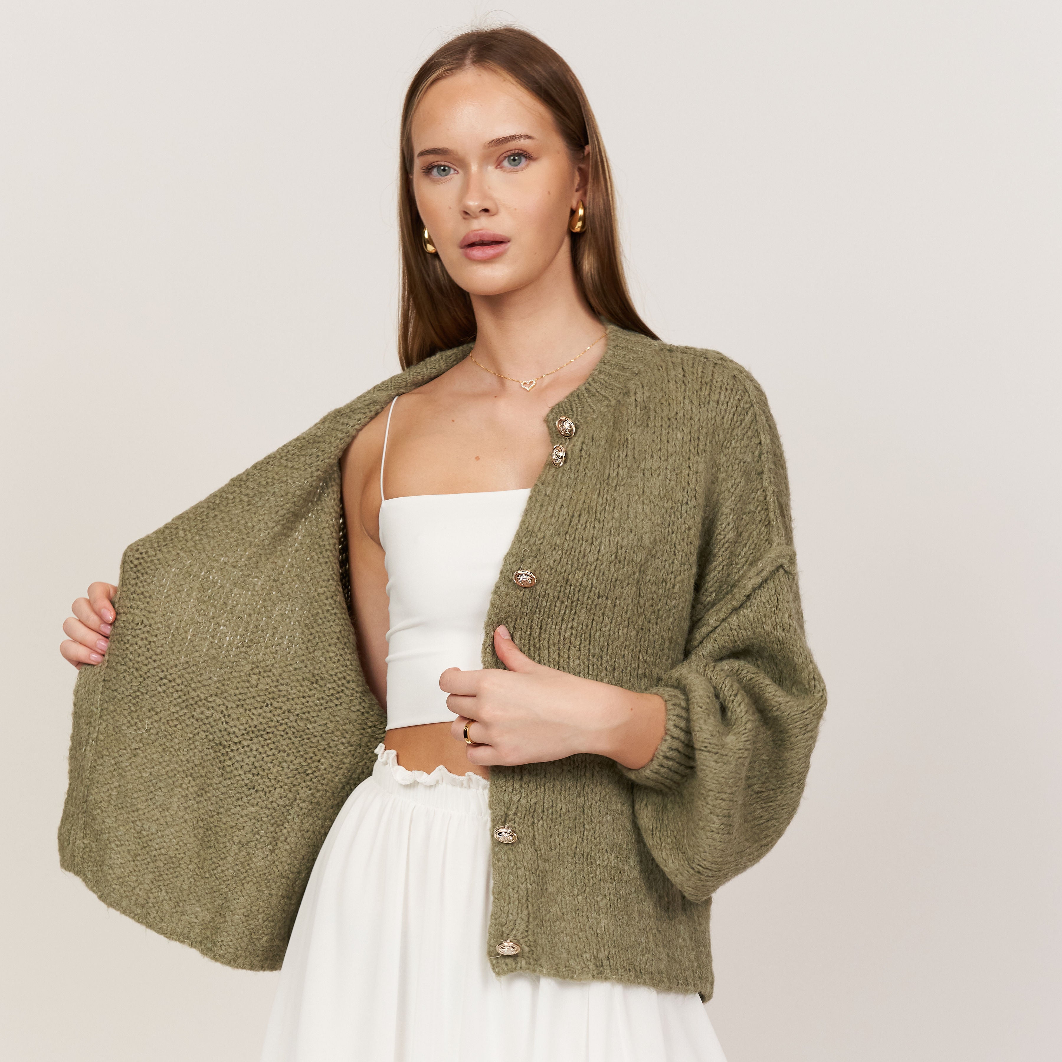 Cardigan court oversize "CozyGlam"