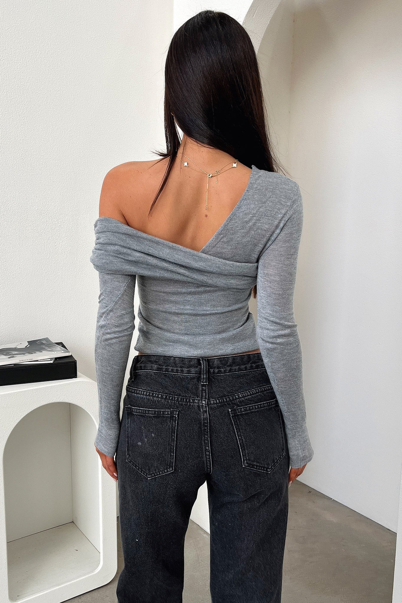 Rochelle Top - Grey