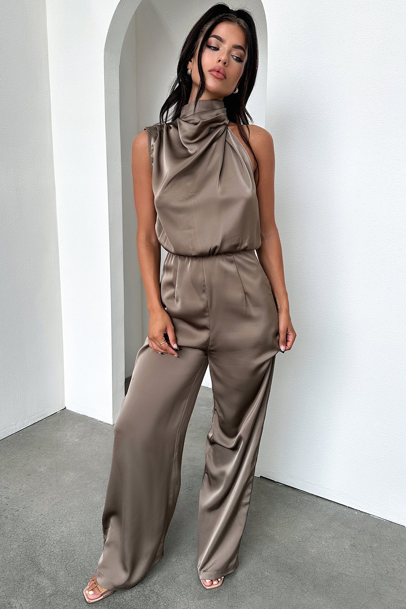 Jumpsuit Santorini - Marron