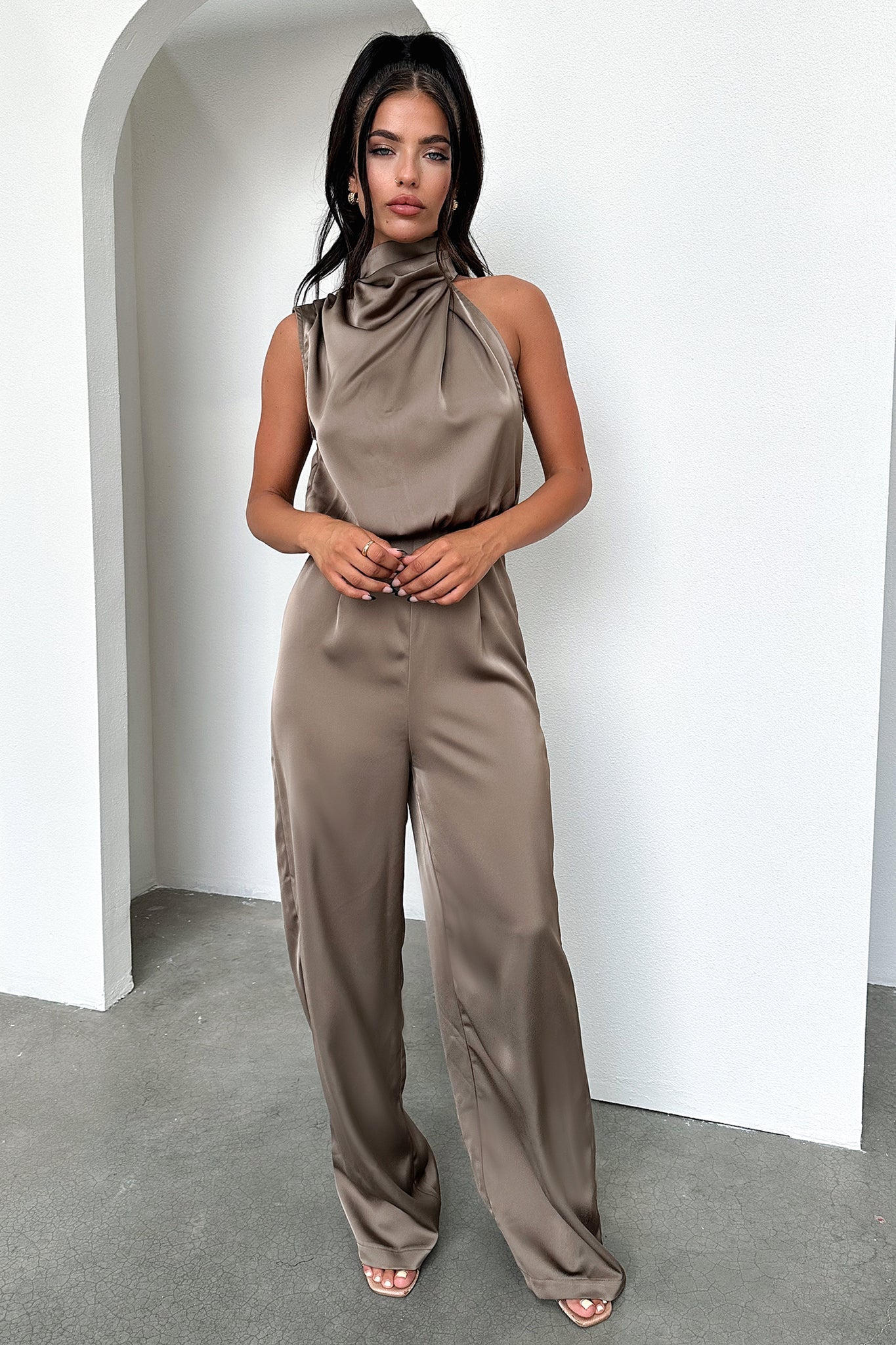 Jumpsuit Santorini - Marron