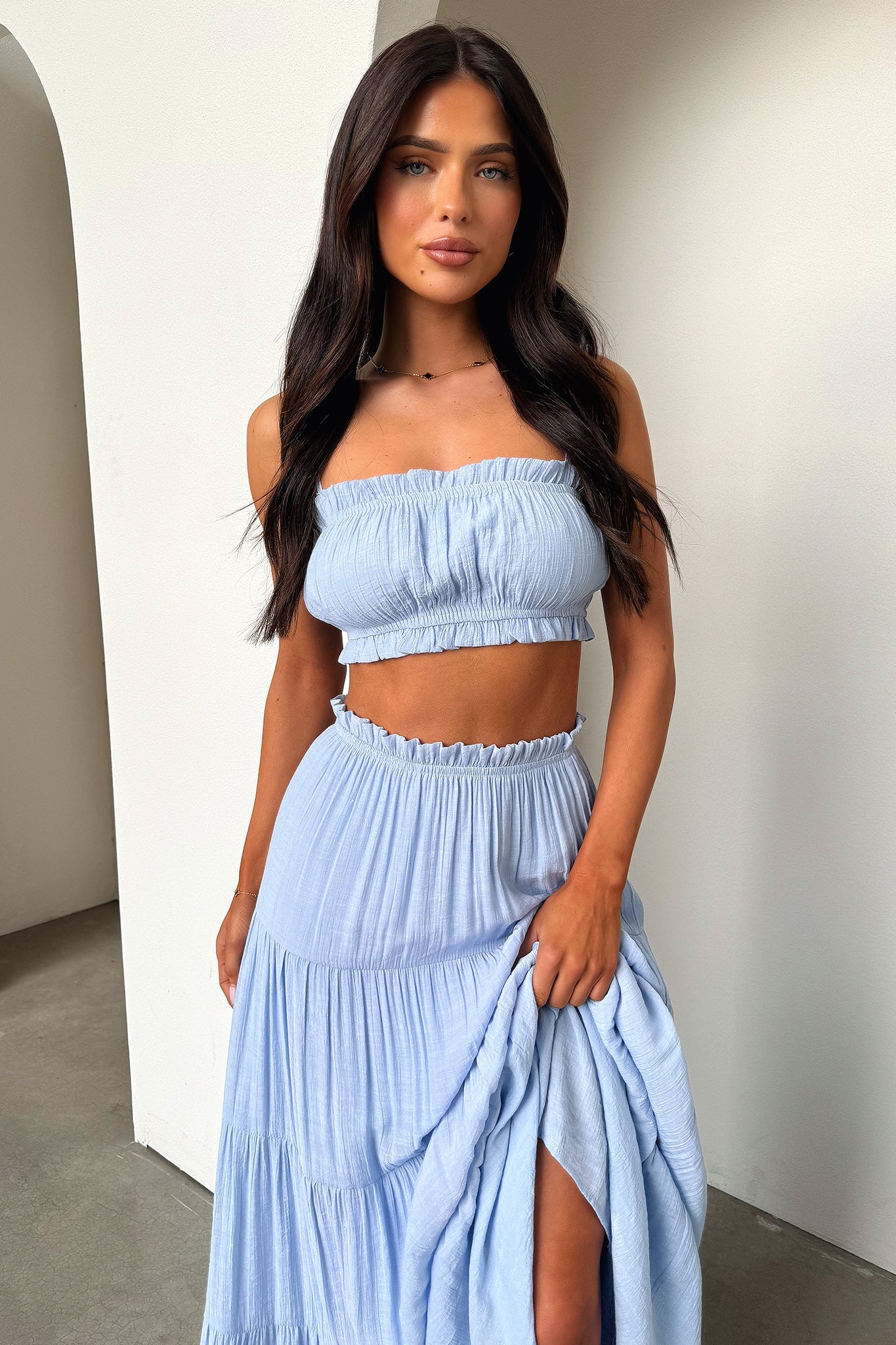 Crop Selina - Baby Blue