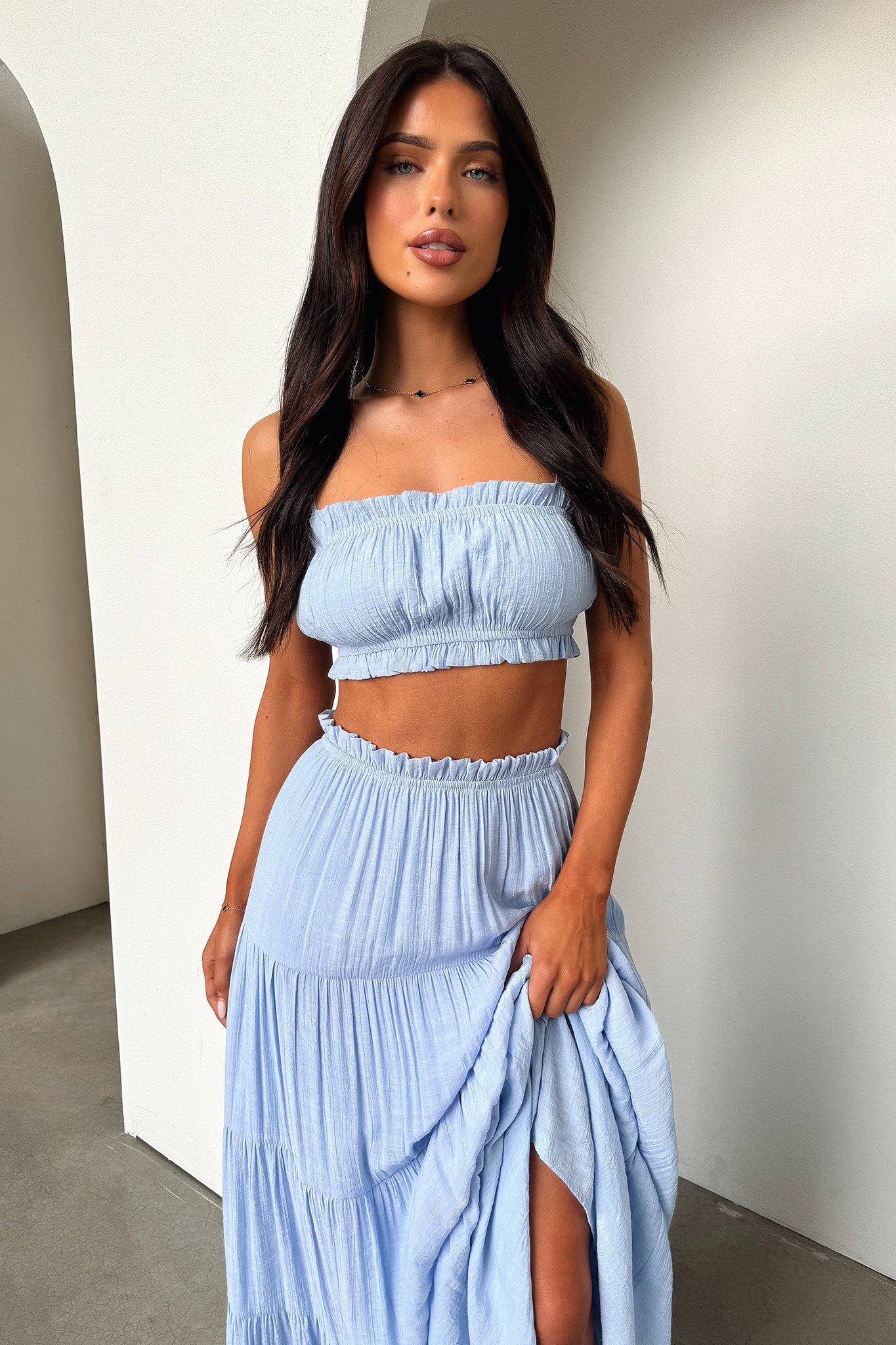 Crop Selina - Baby Blue