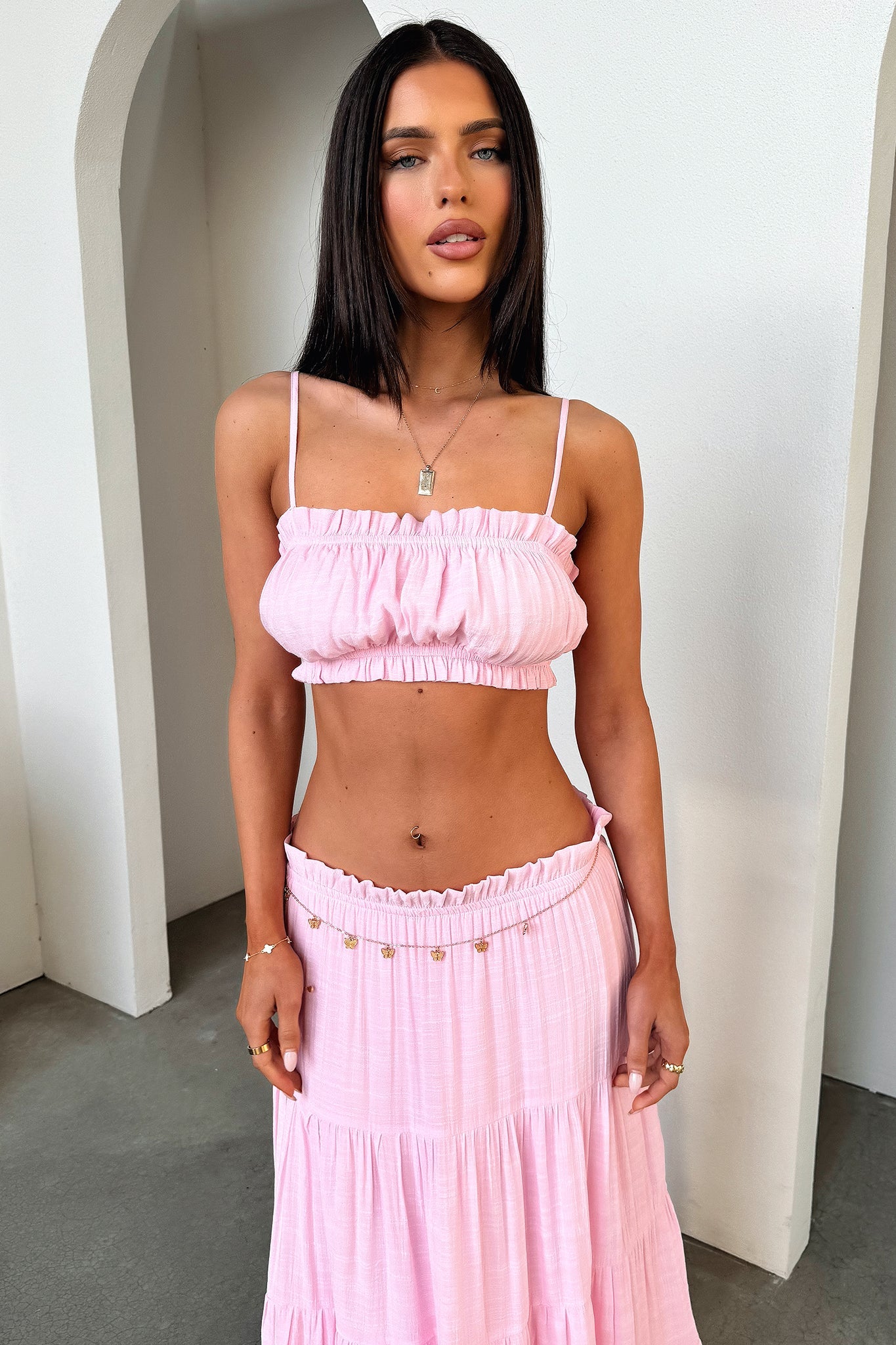 Crop Selina - Baby Pink