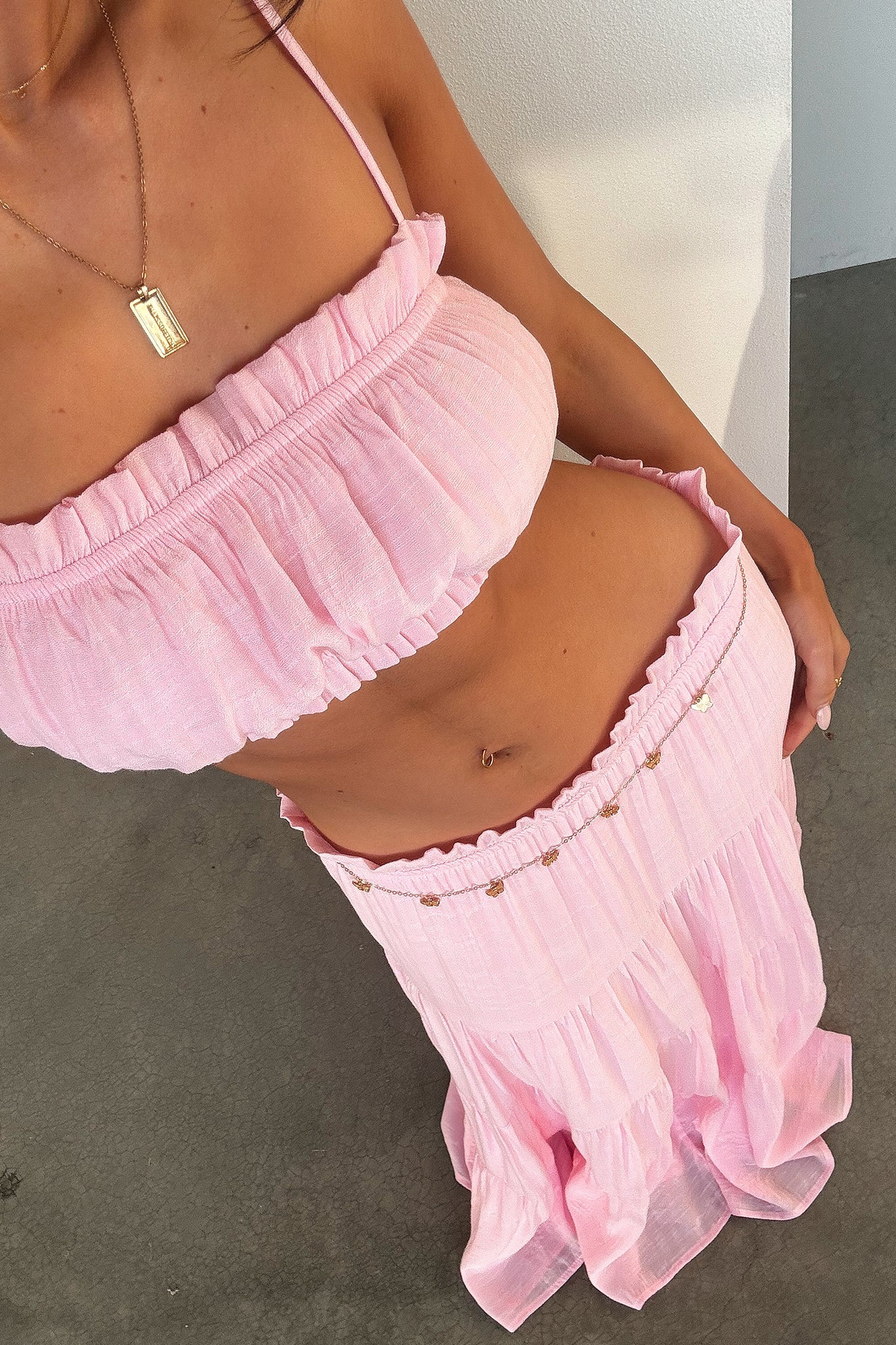 Crop Selina - Baby Pink