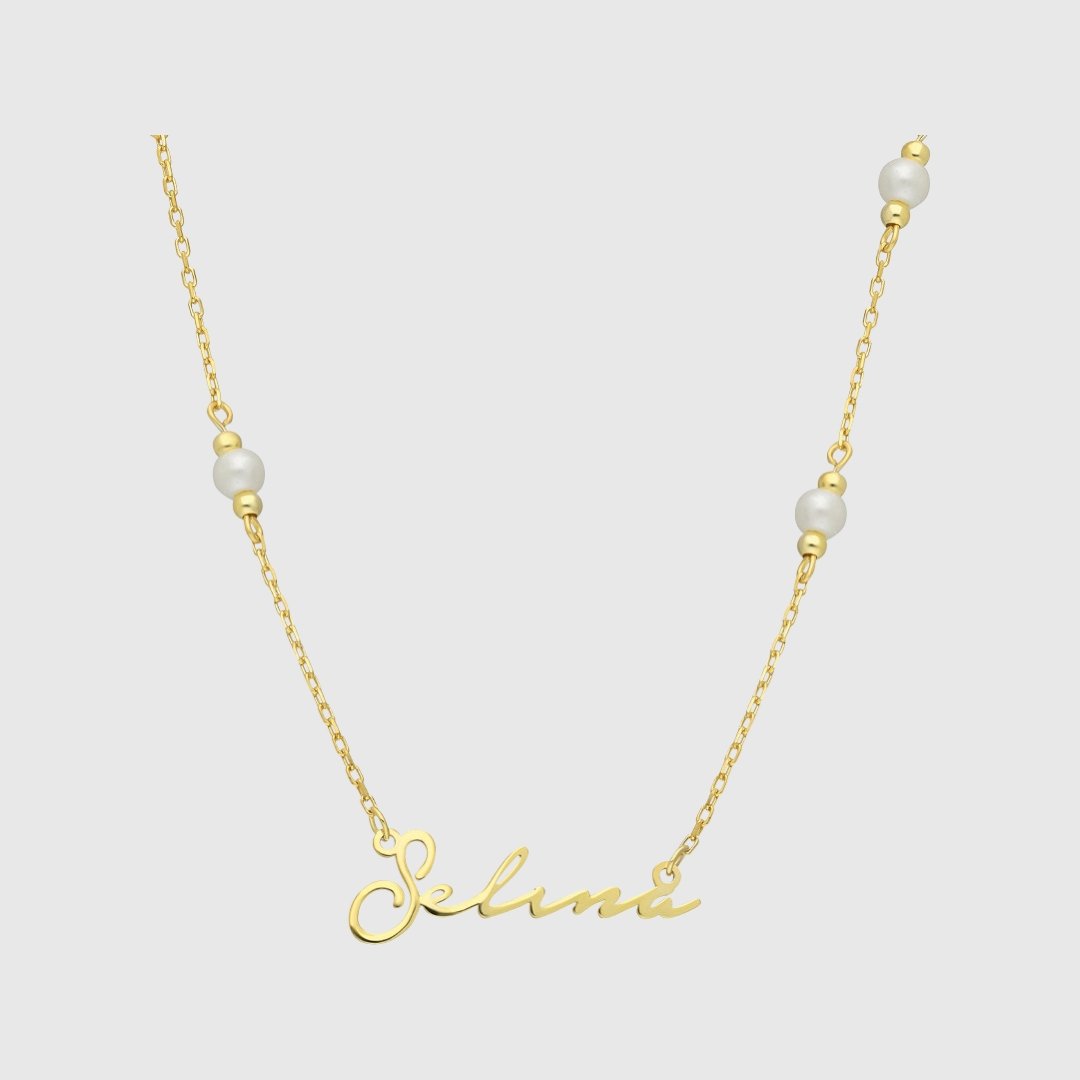 Collier Prénom Perle Signature