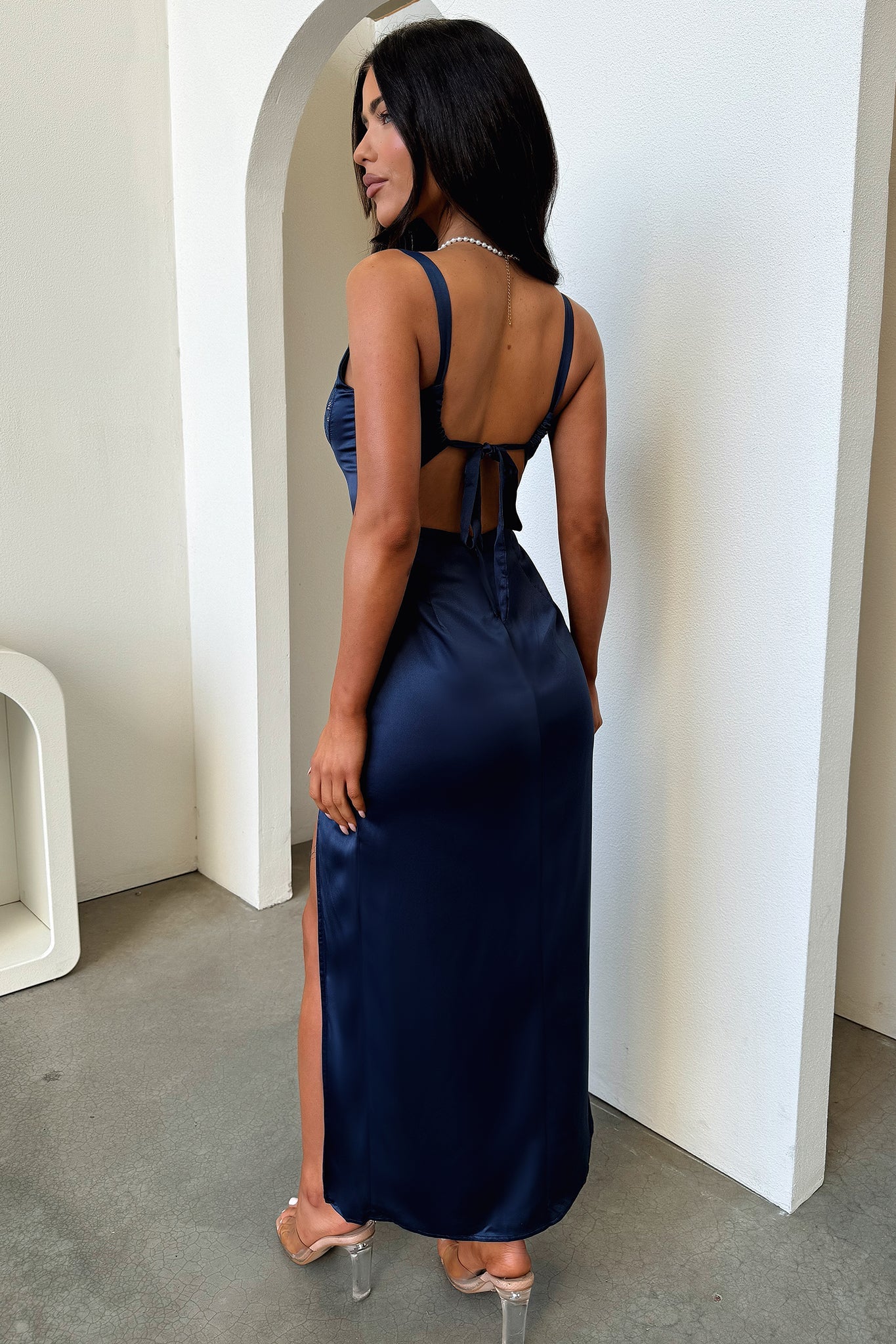 Sorrento Long Dress - Navy