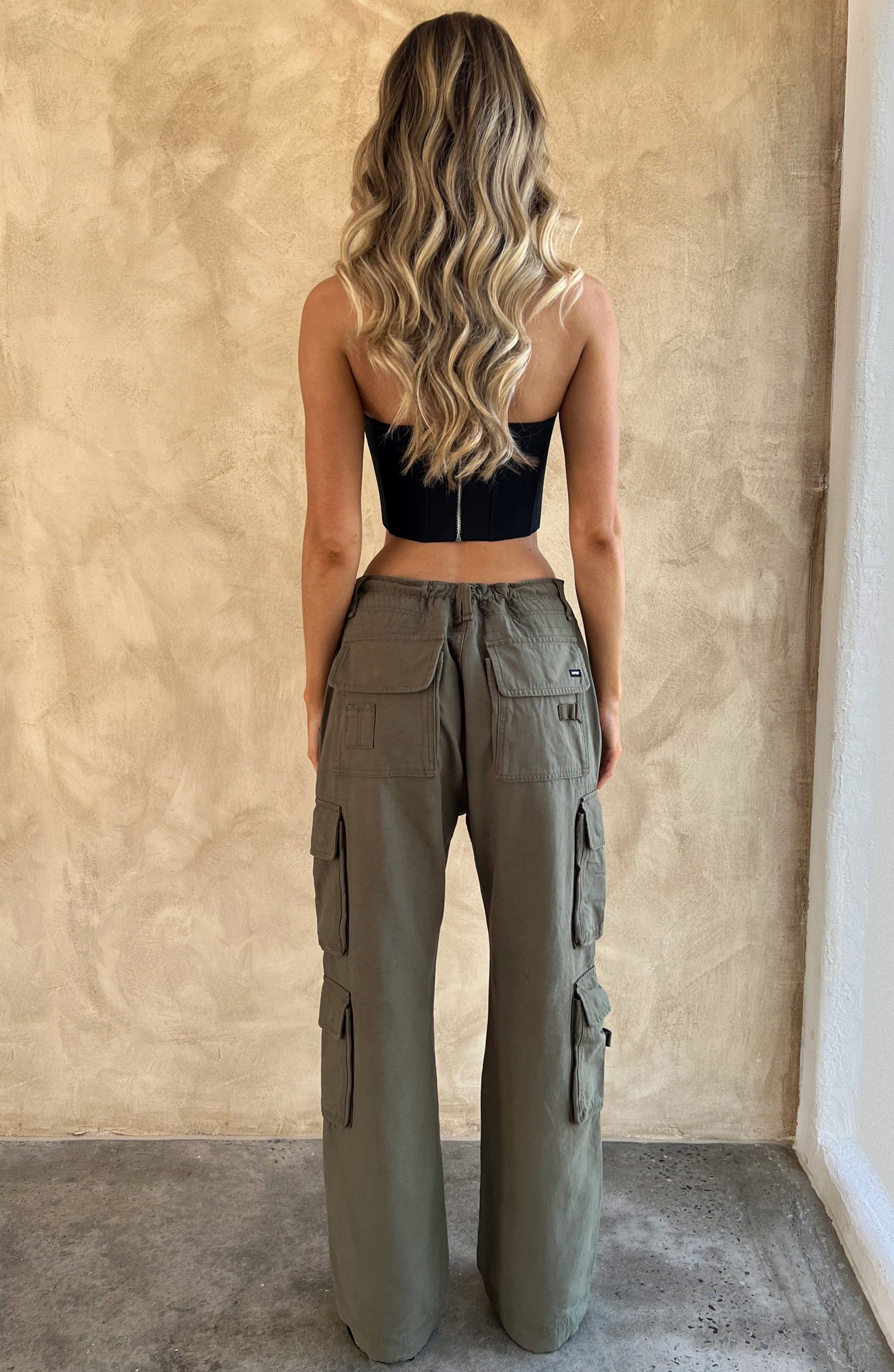 Pantalon Cargo Tinashe - Kaki