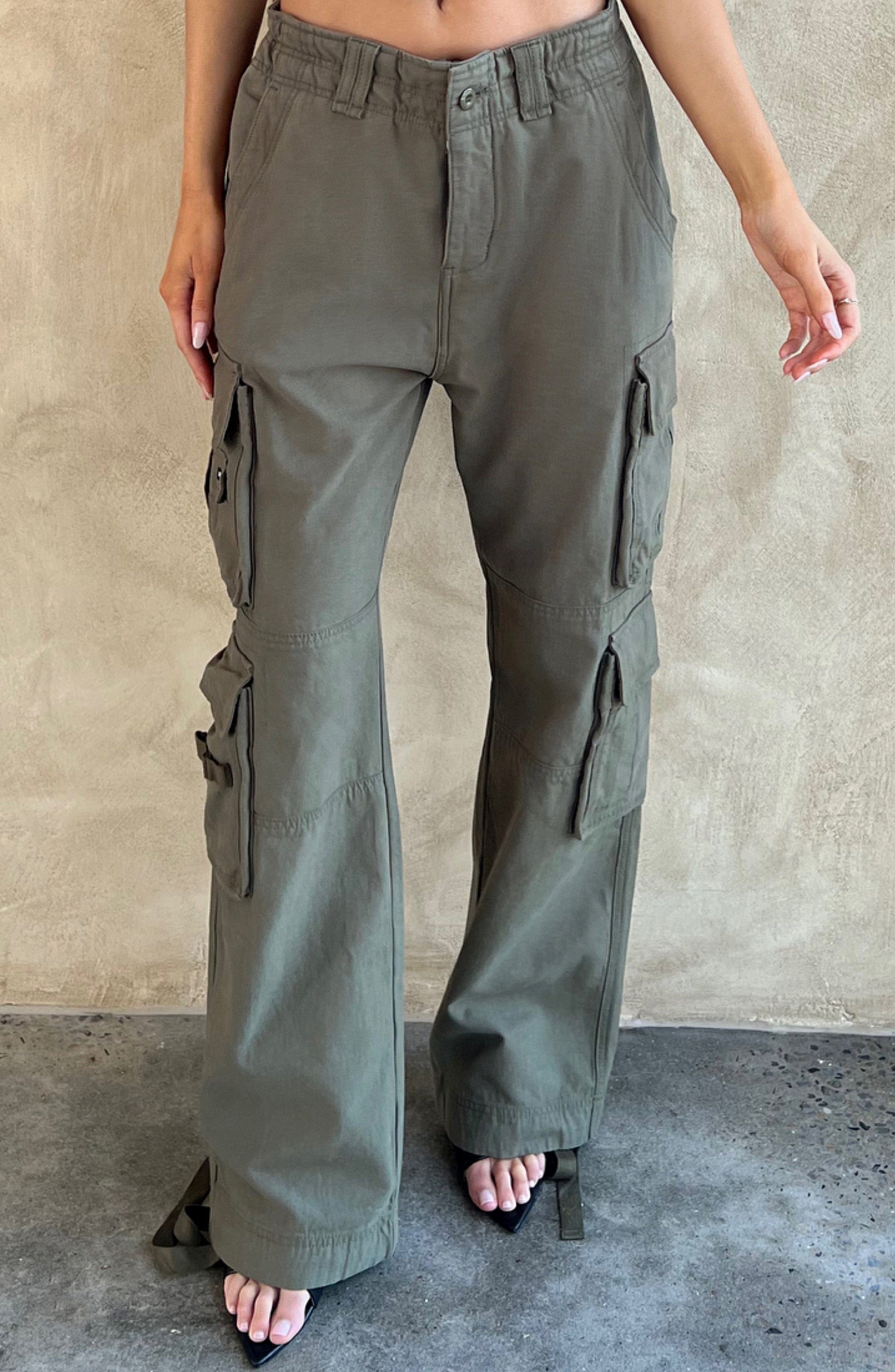 Pantalon Cargo Tinashe - Kaki