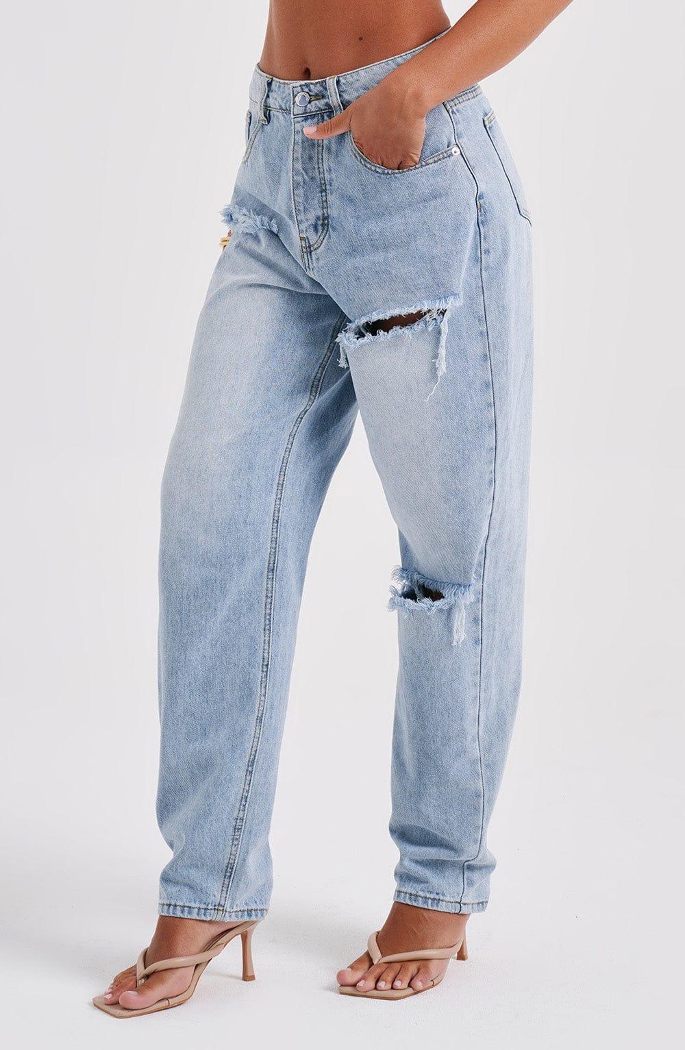 Tropez Pants - Blue Wash